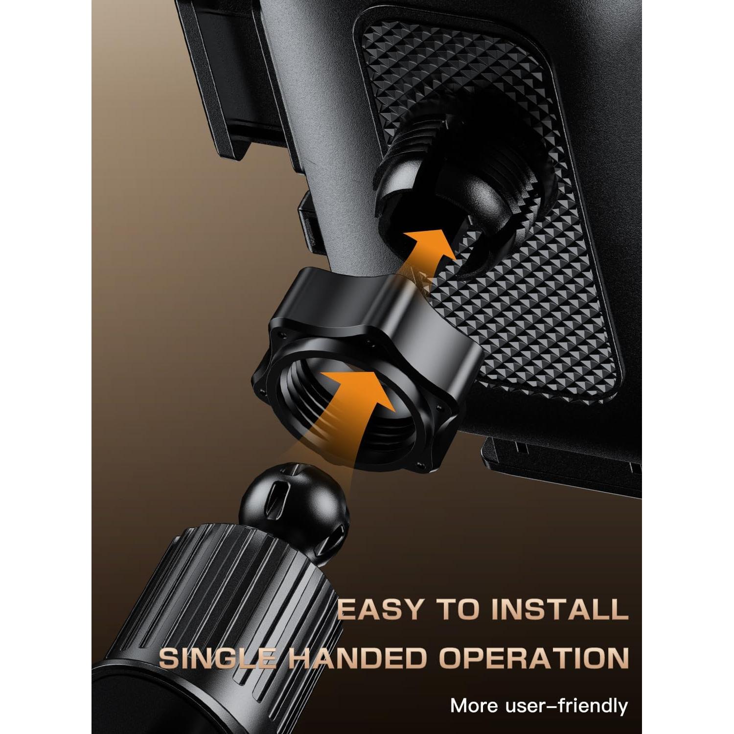 Soporte para Teléfono de Coche Topmake S222A 3 en 1 Negro