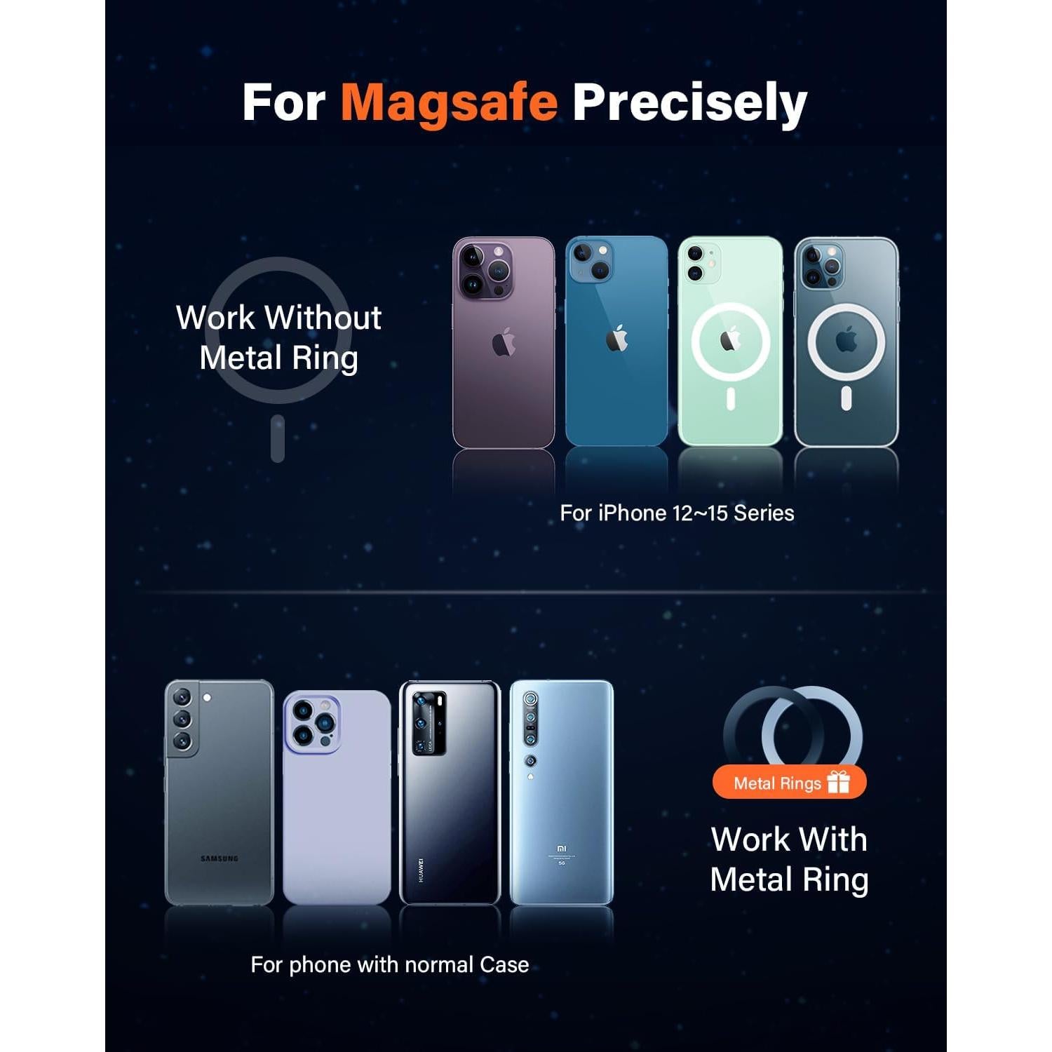 Soporte para Teléfono Wiiki-Tech Magsafe CD 25N Magnético