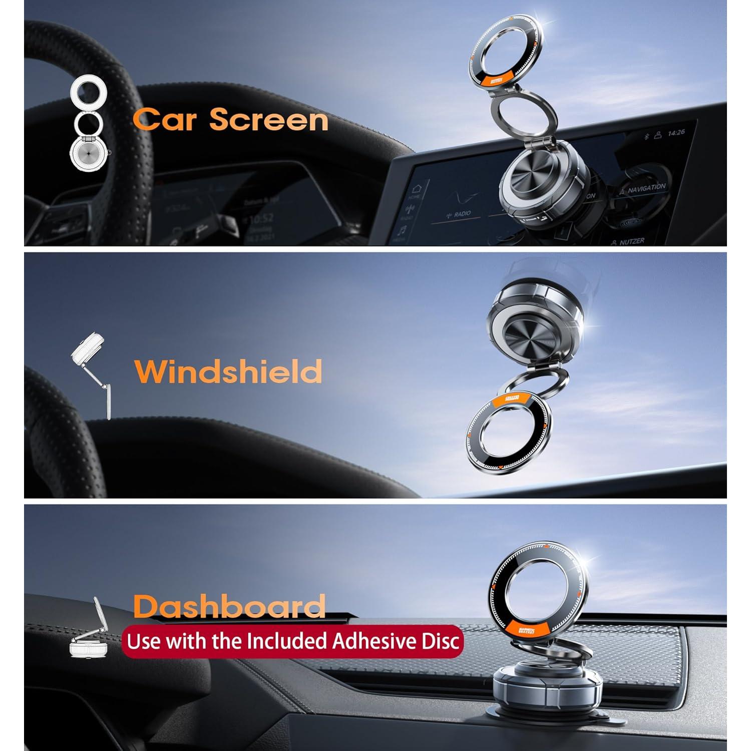 Soporte Magnético para Teléfono BOCLOUD 360° Zinc 181g