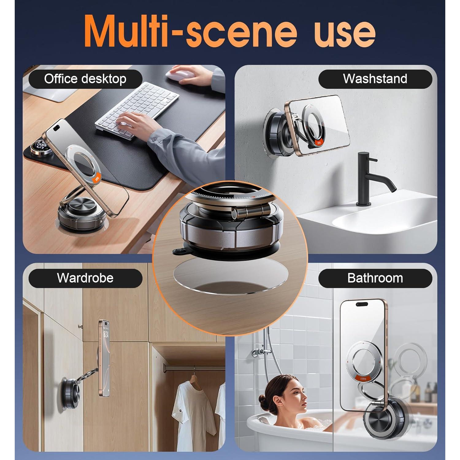 Soporte Magnético para Teléfono BOCLOUD 360° Zinc 181g