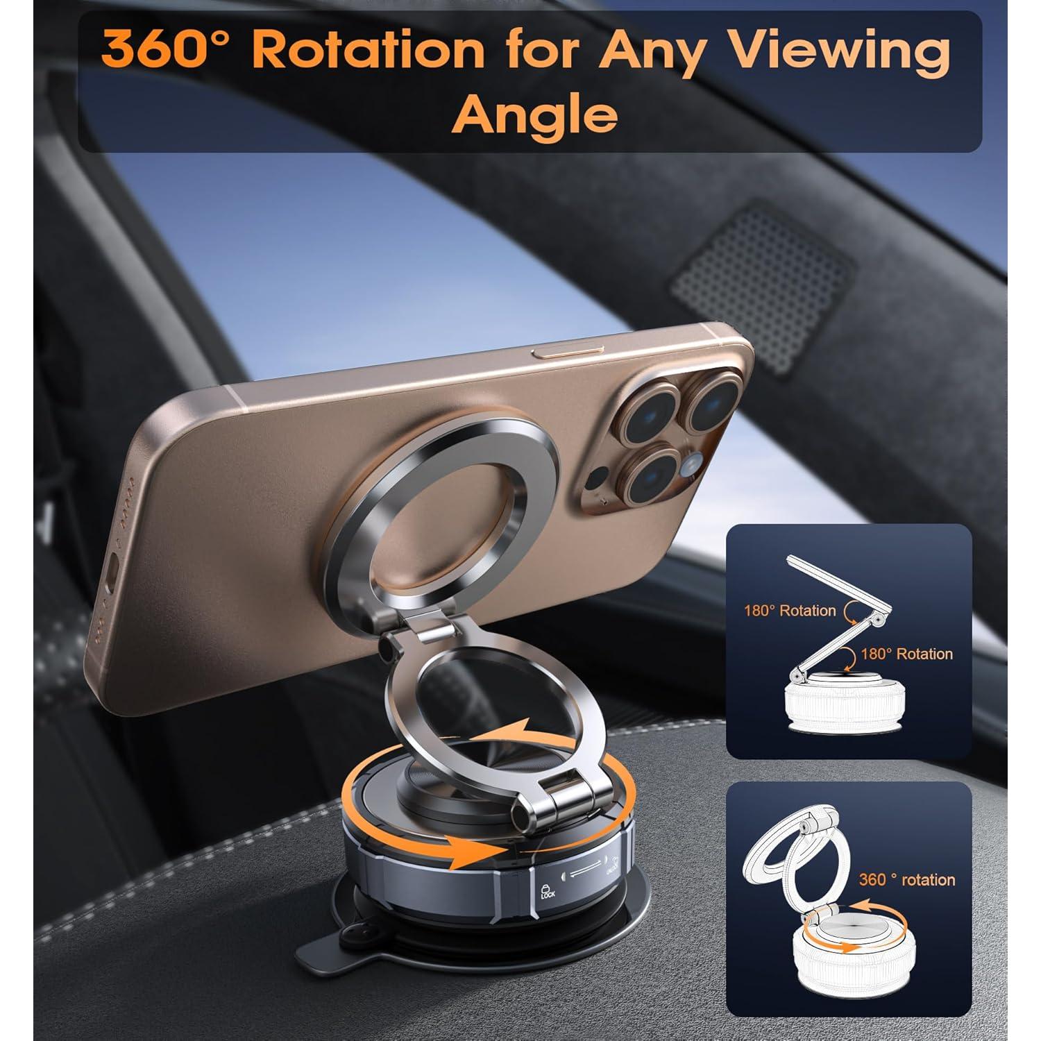 Soporte Magnético para Teléfono BOCLOUD 360° Zinc 181g