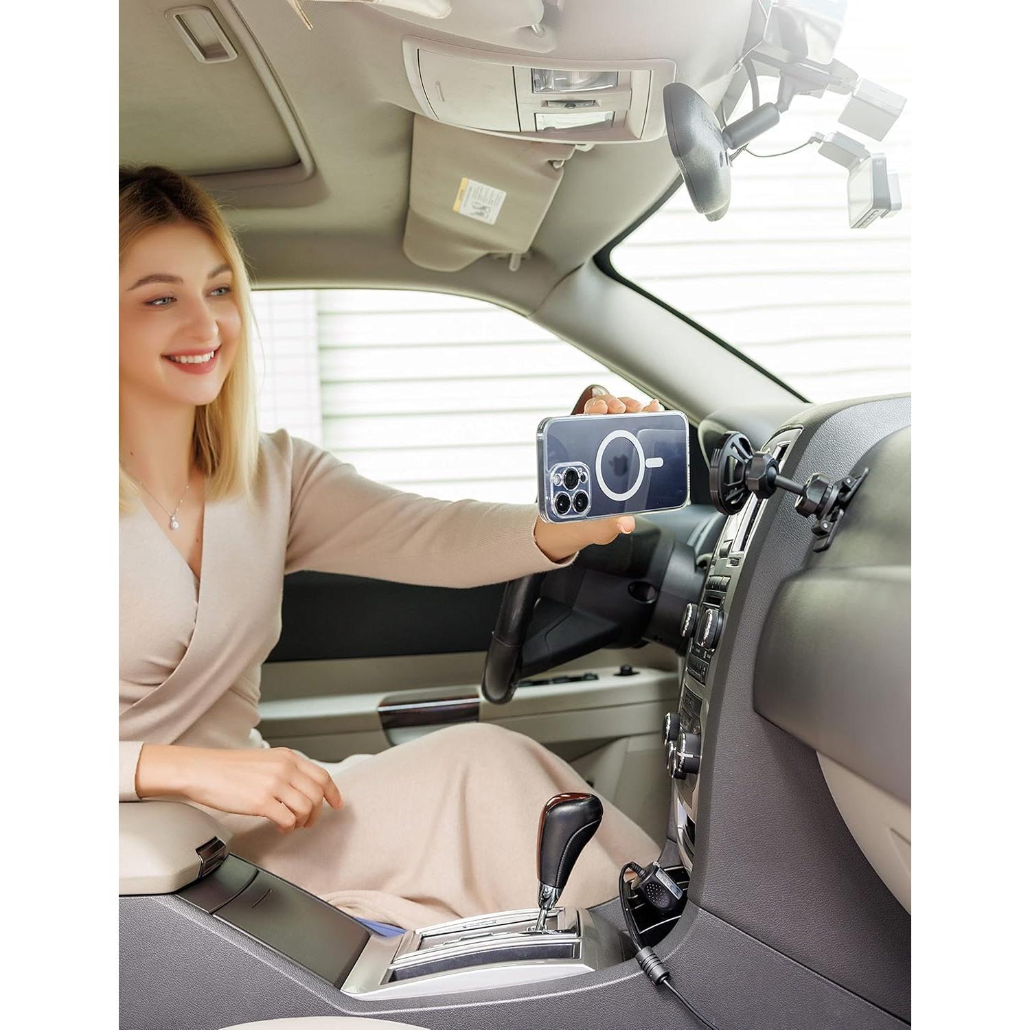 Soporte Magnético para Auto PROfezzion Aluminio 360°