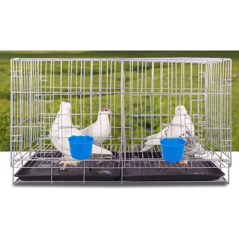 Paquete de 20 tazas colgantes 240 ml para aves y conejos