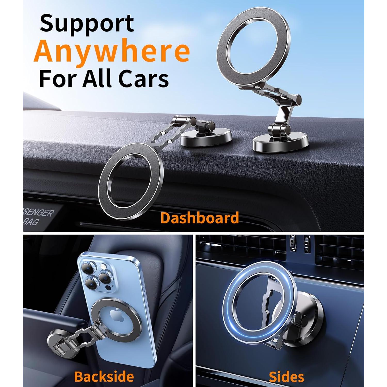 Soporte Magnético para Coche Kaistyle KSM-MPH-01 360° Ajustable