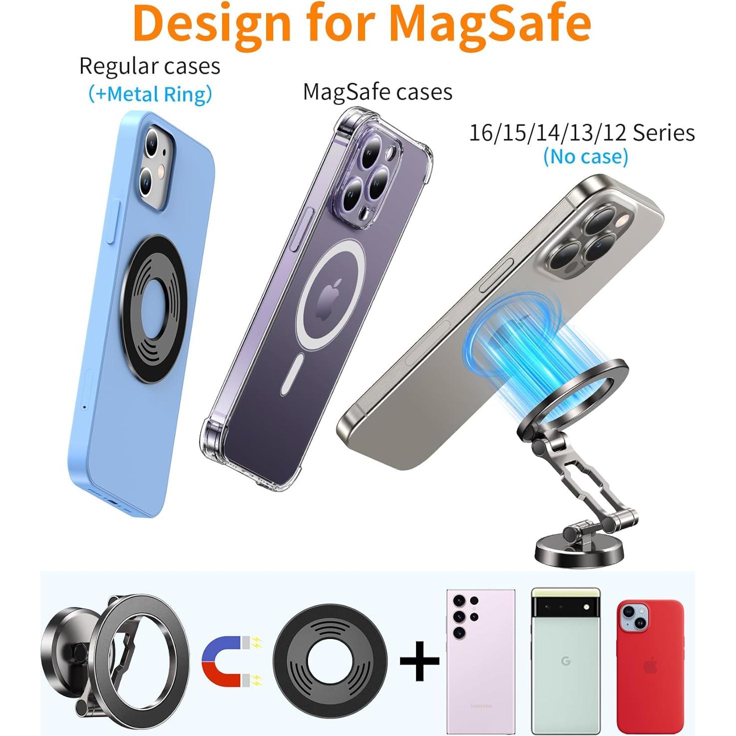 Soporte Magnético para Coche Kaistyle KSM-MPH-01 360° Ajustable