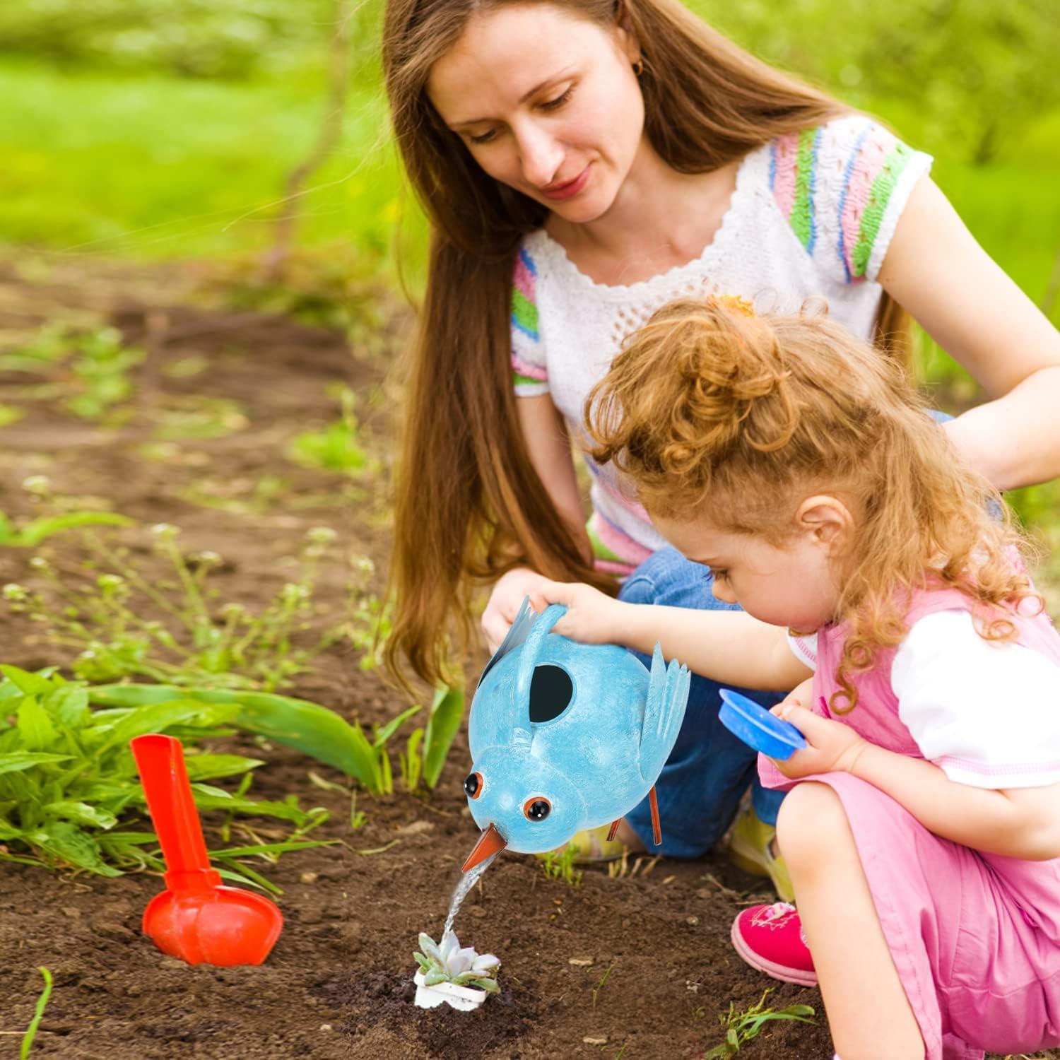 Regadera de Metal en Forma de Pájaro FLHJYF 1.89L Decorativa