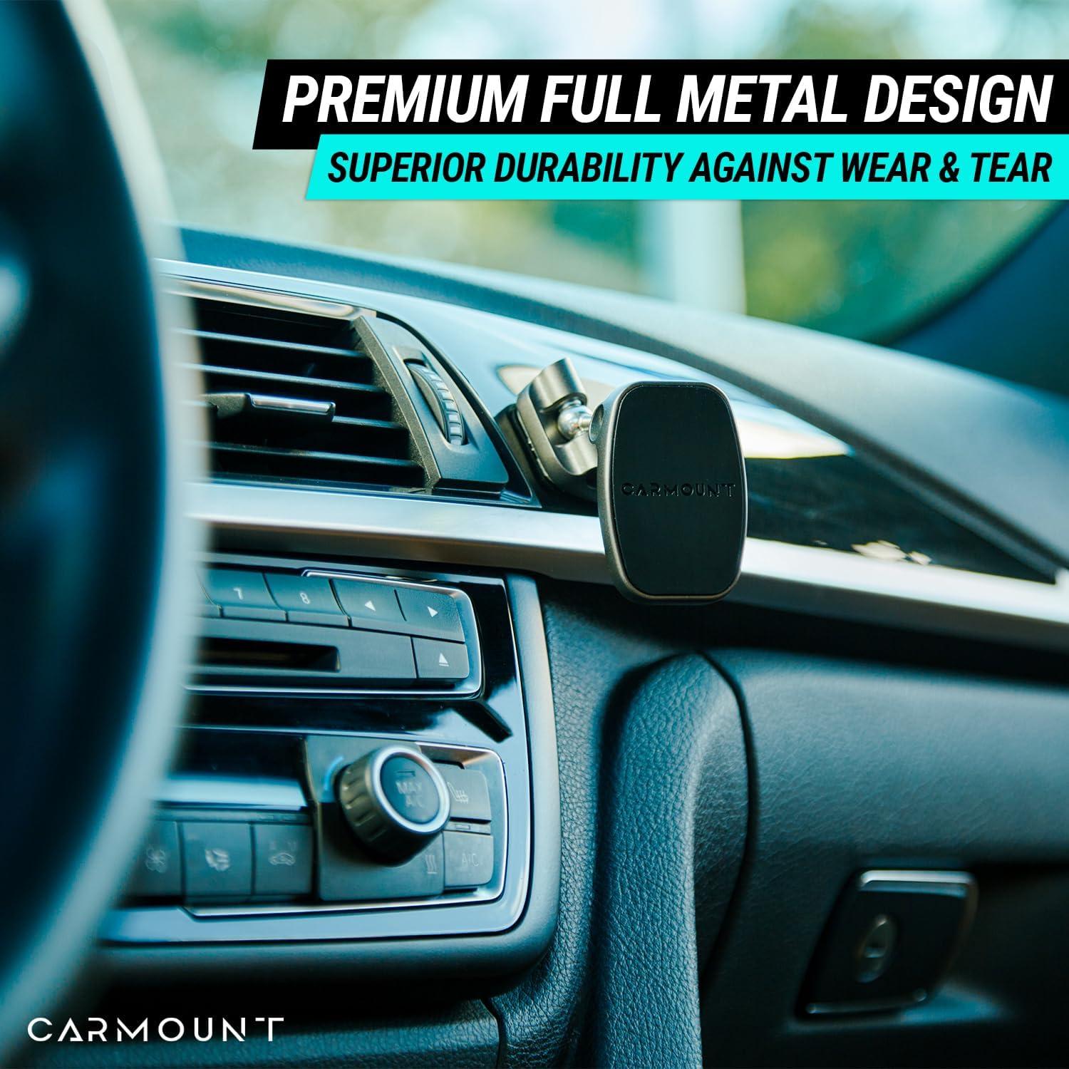 Soporte Magnético para Teléfono CARMOUNT F2, 360° Ajustable