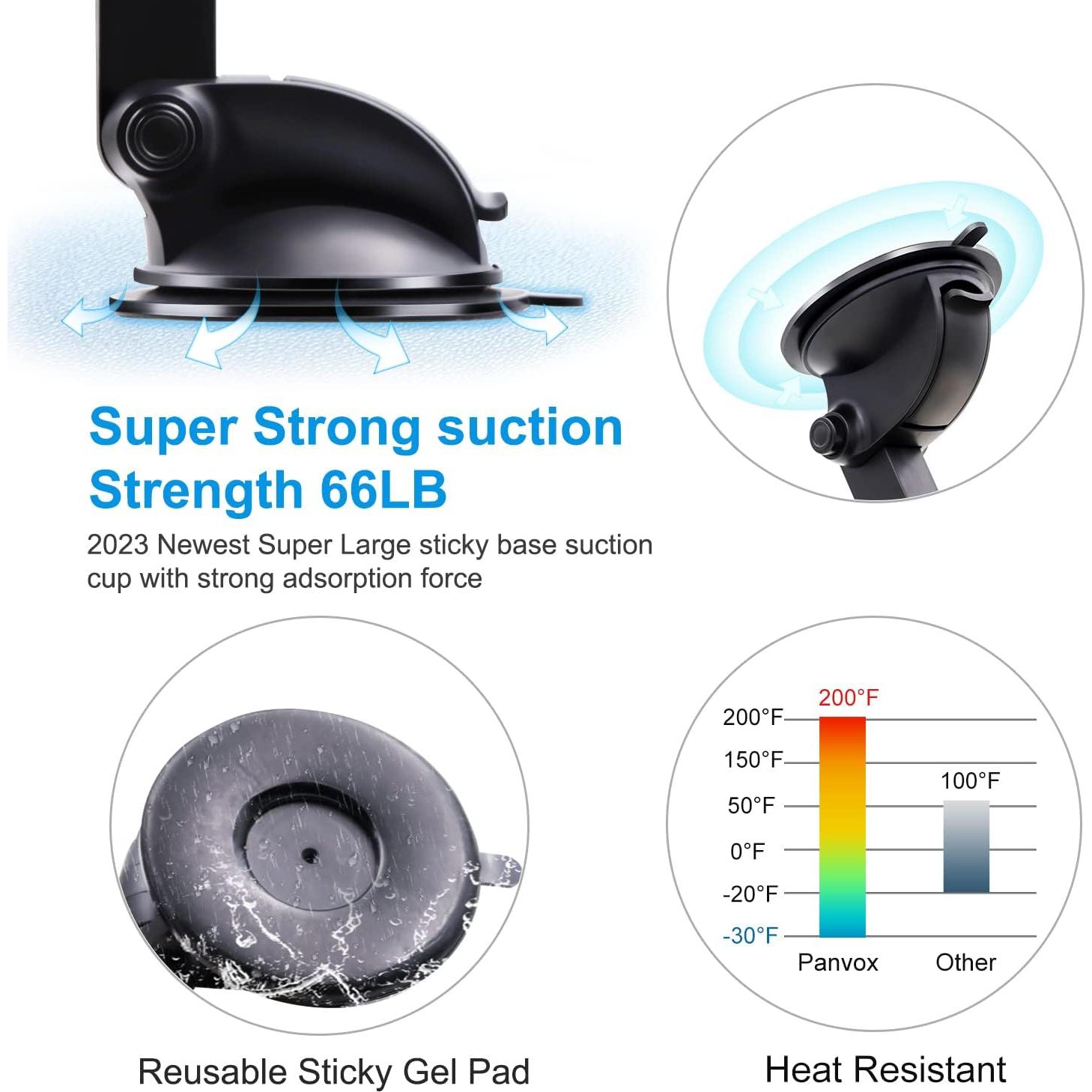 Soporte Magnético para Teléfono en Coche Panvox 8 Imán