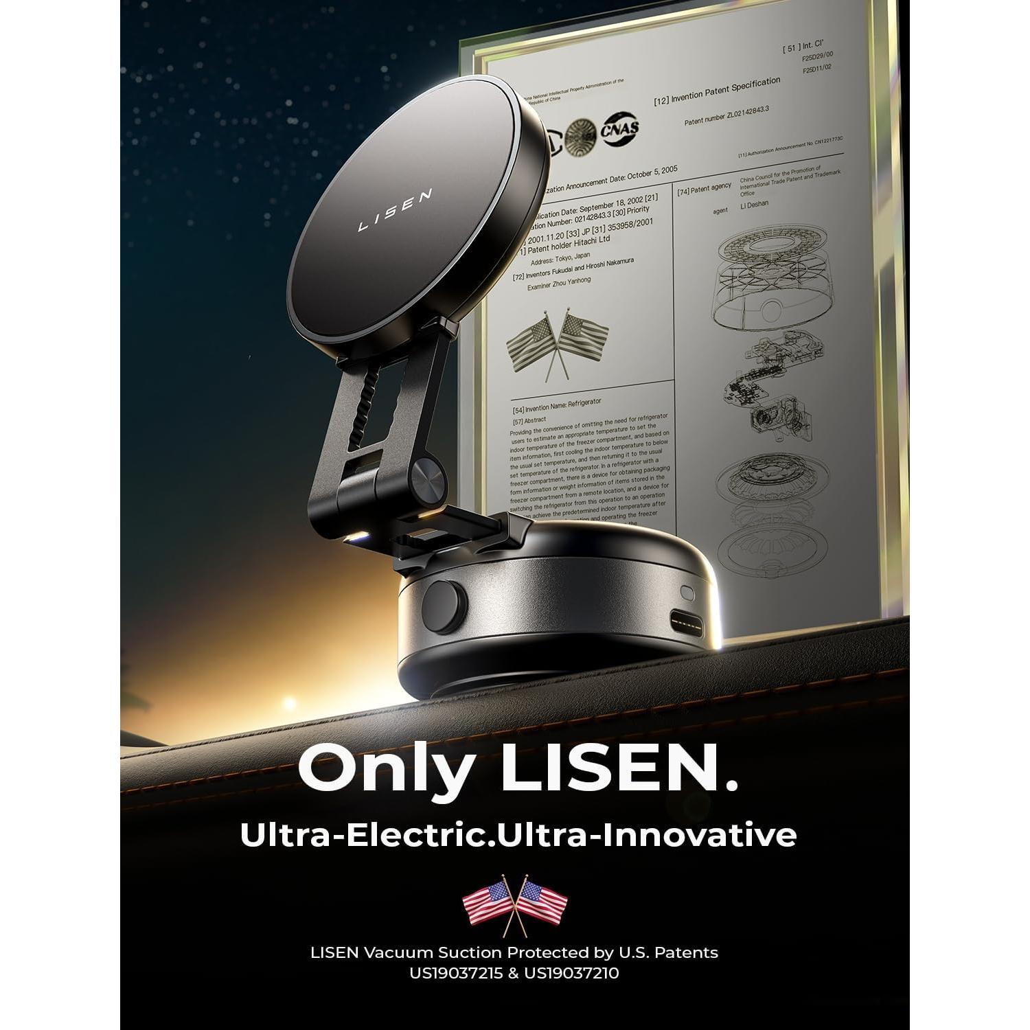 Soporte Magnético Portátil LISEN para iPhone 12-16 Pro