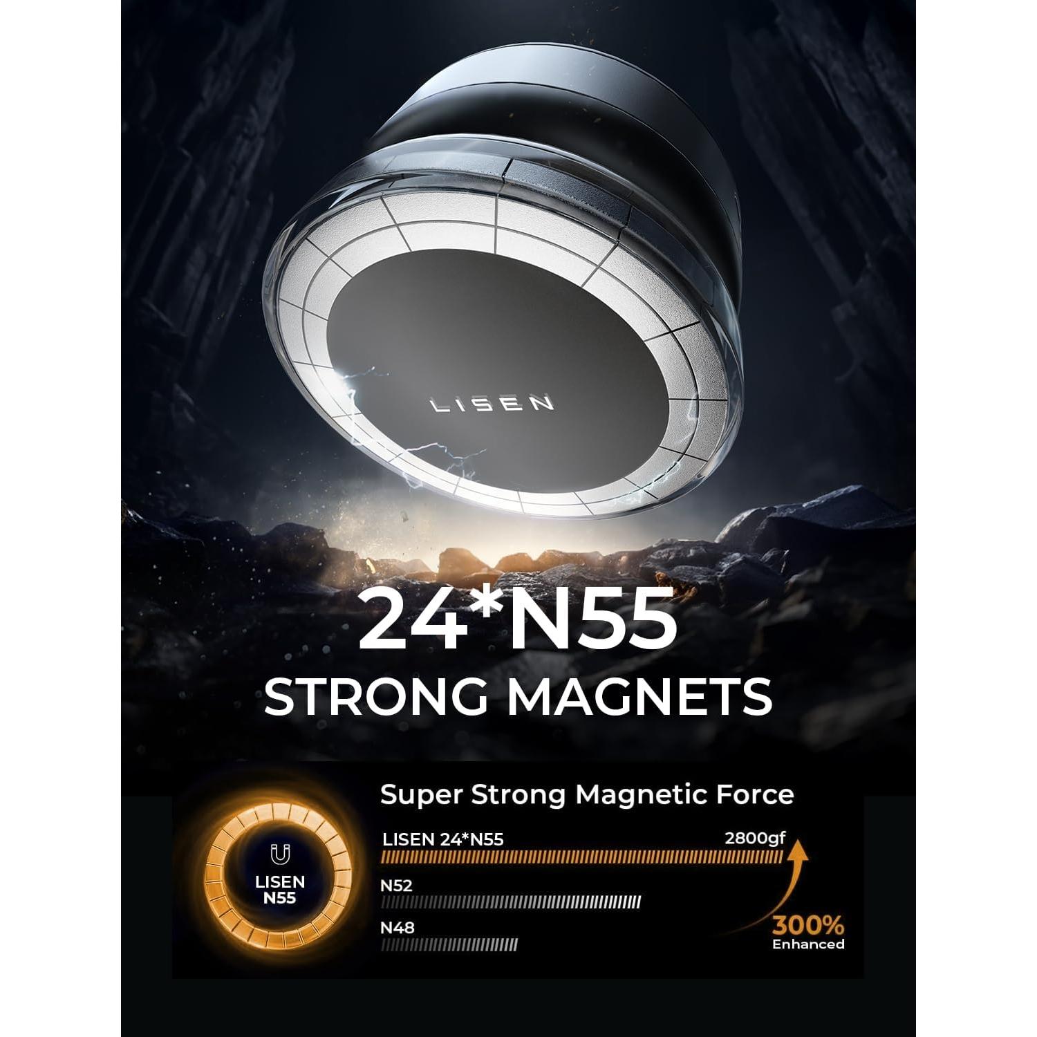 Soporte Magnético Portátil LISEN para iPhone 12-16 Pro