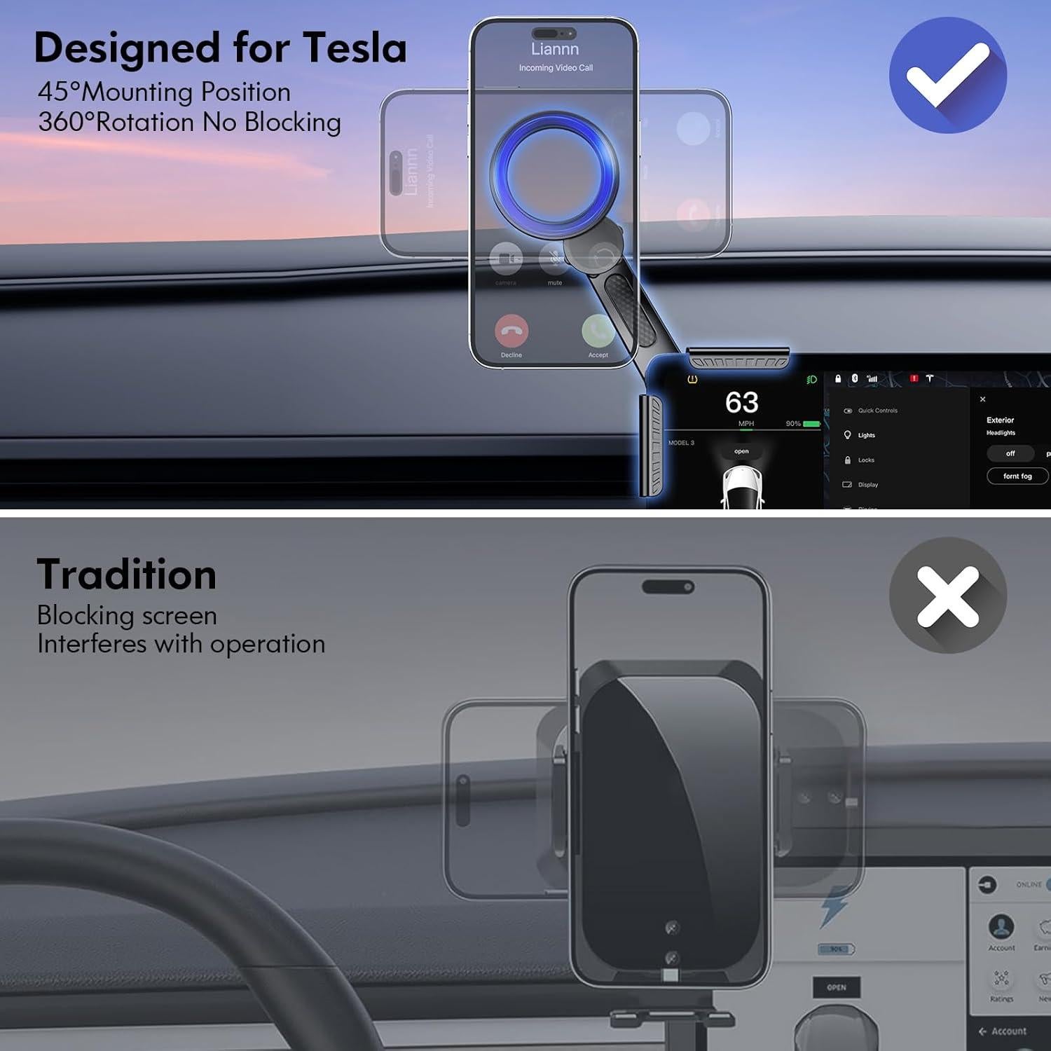 Soporte Magnético para Teléfono Tesla Bokilino 2024