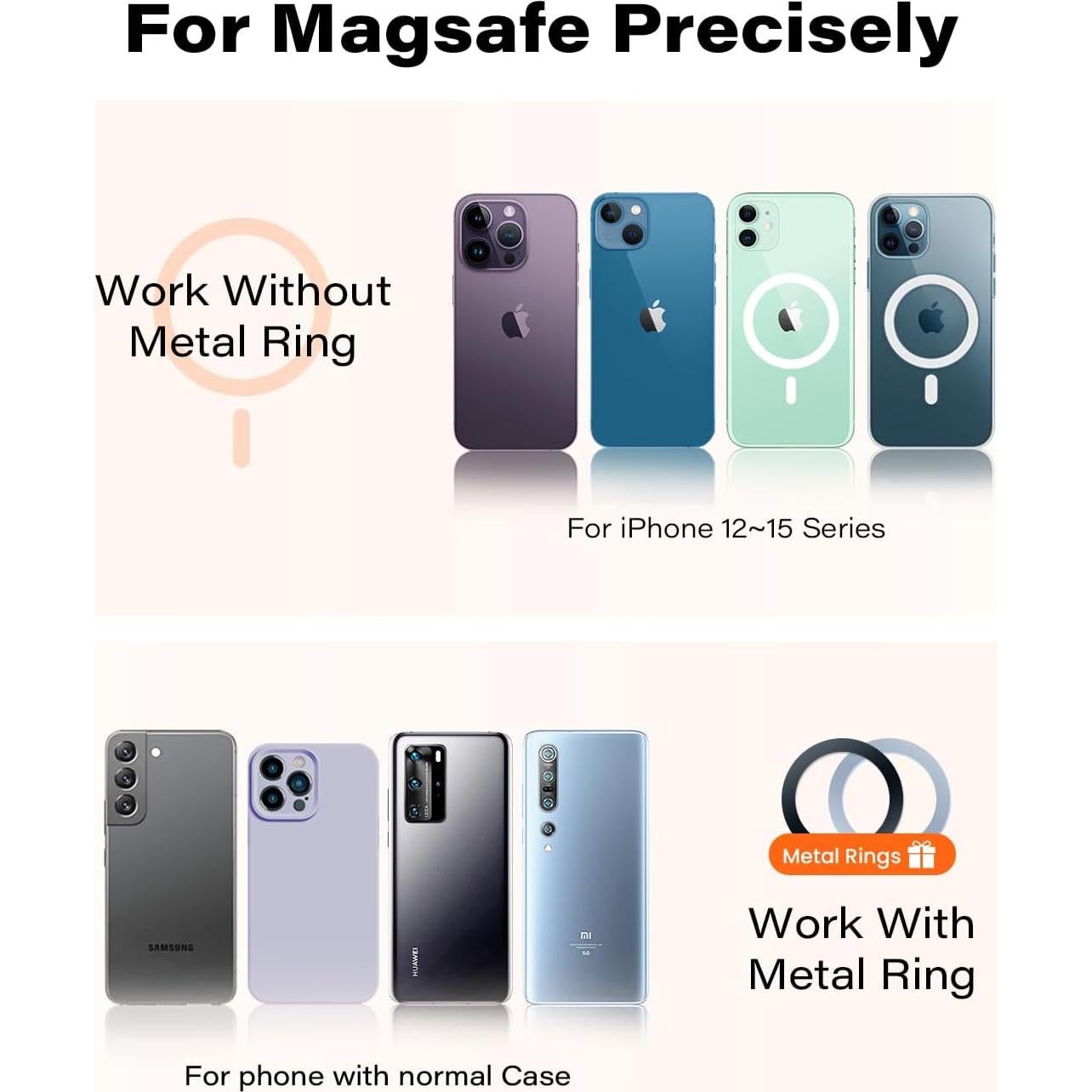 Soporte para Taza de Teléfono OQTIQ Ajustable para Coche