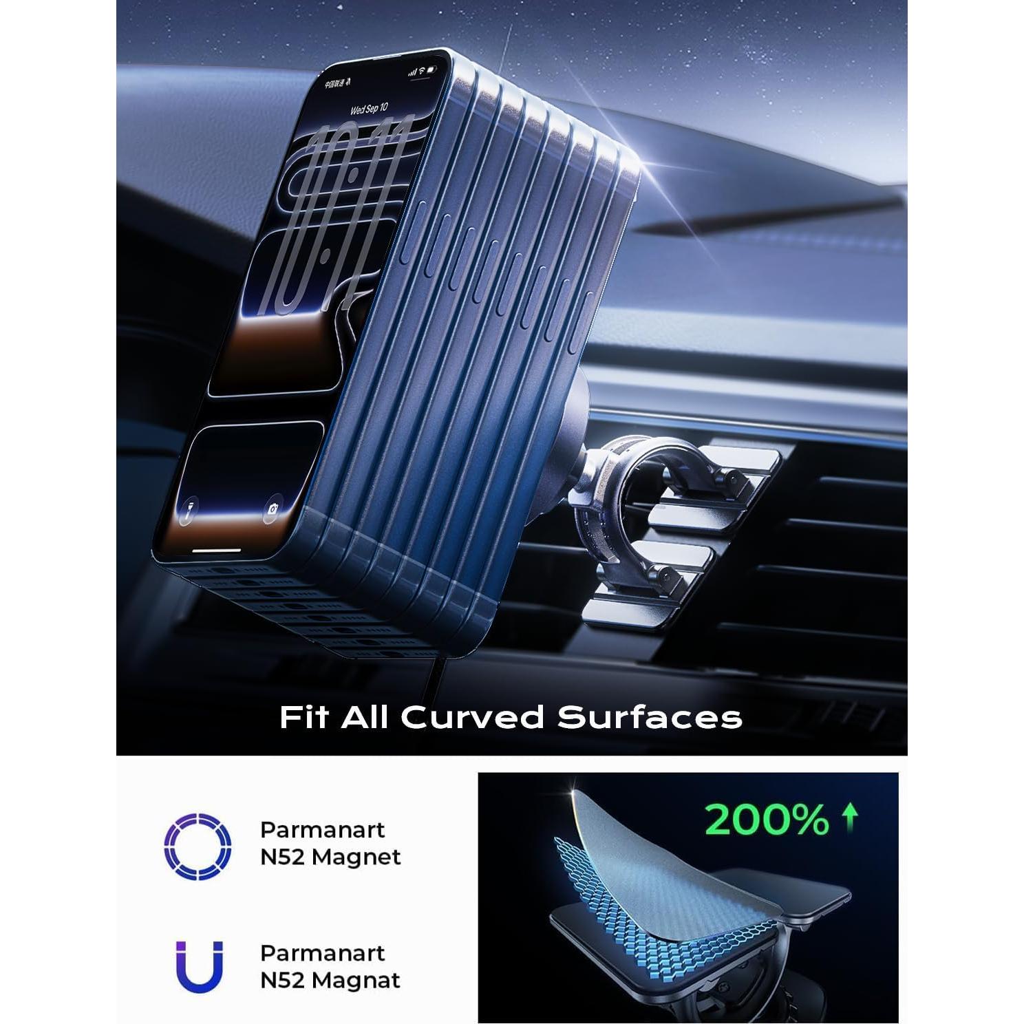 Cargador Inalámbrico Magnético LISEN Qi2 15W para iPhone