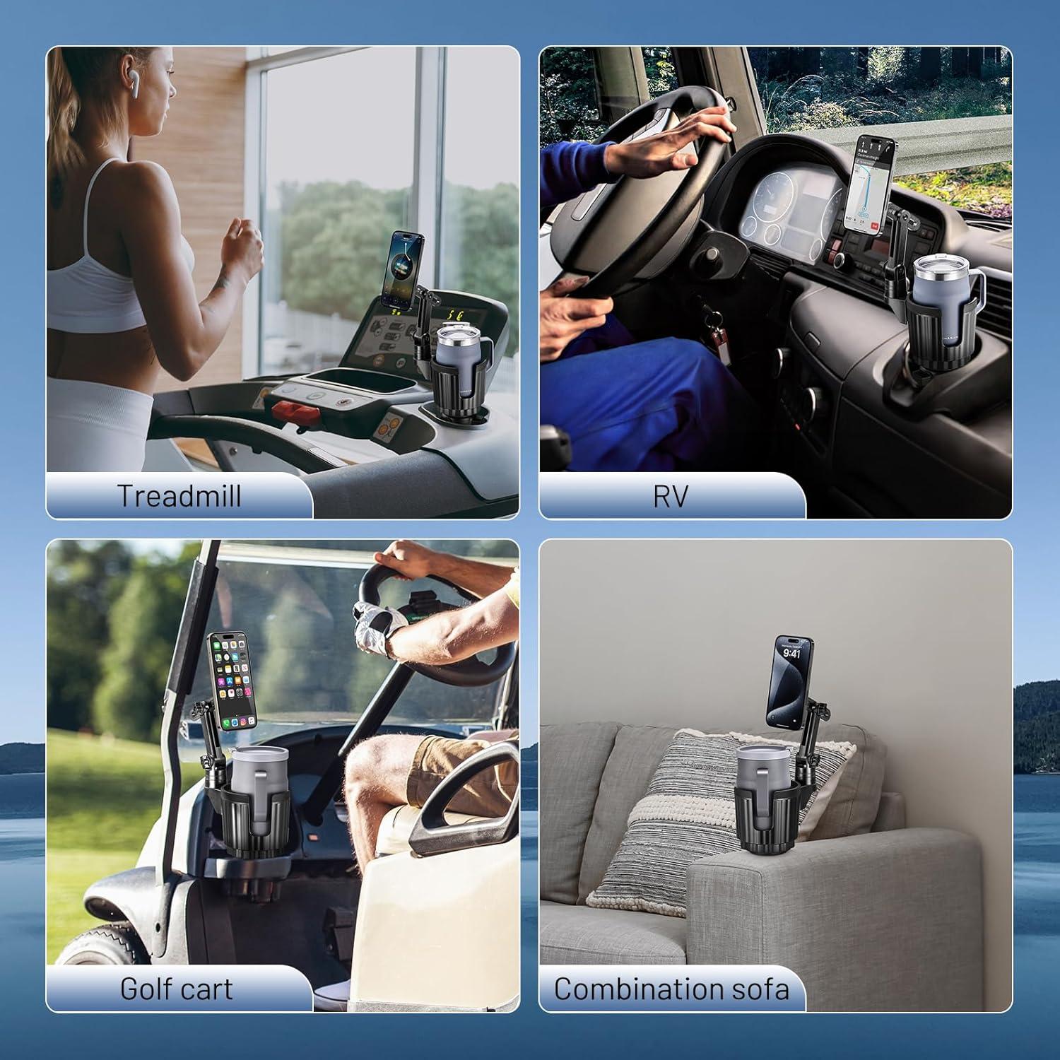 Soporte para teléfono en portavasos This Hill ajustable MagSafe