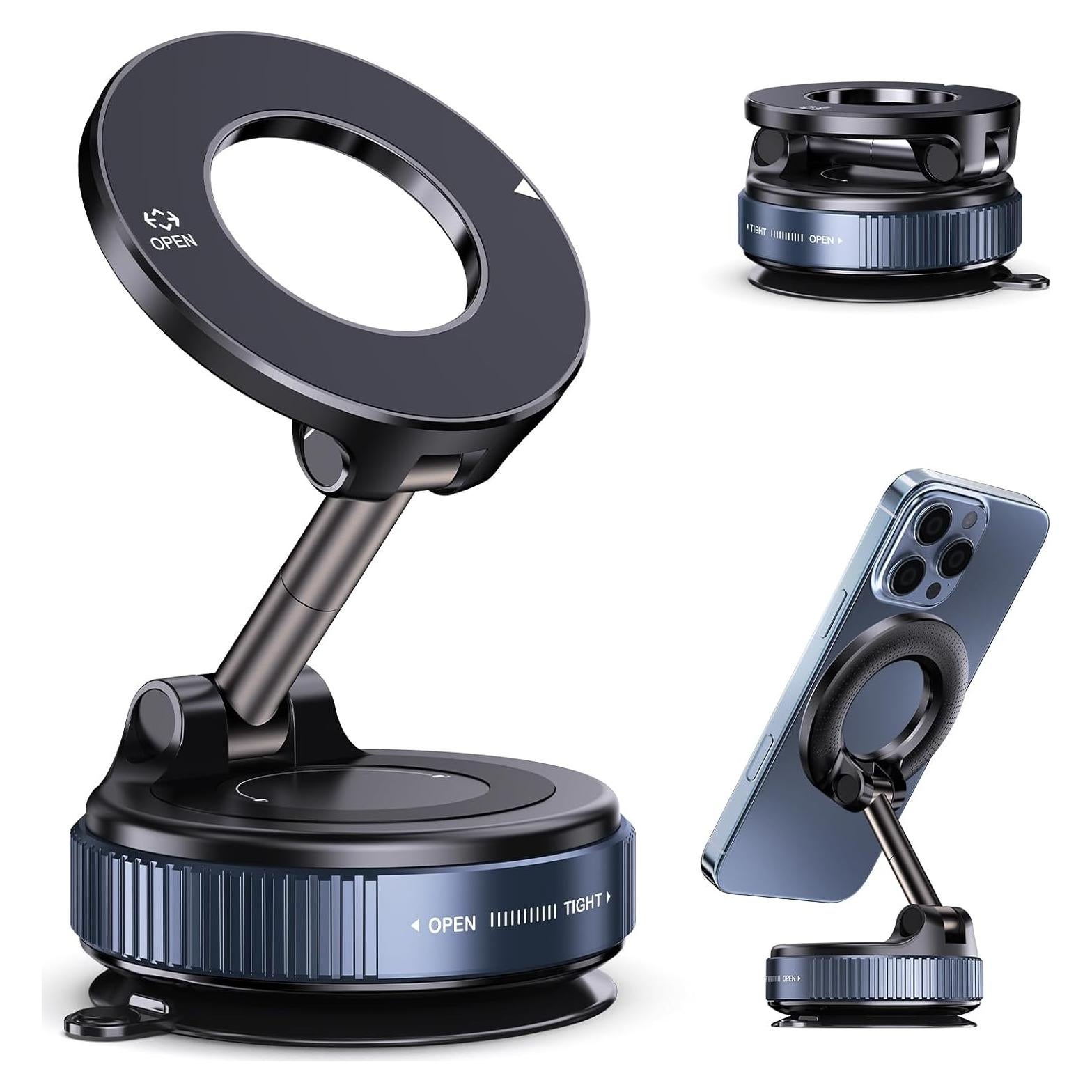 Soporte de Teléfono Magnético Jikasho para Coche Negro