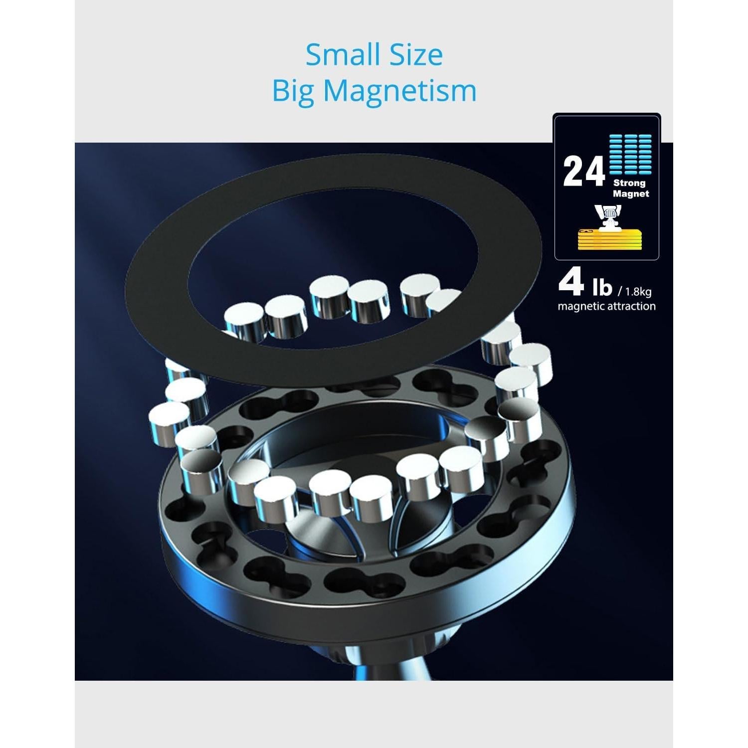 Soporte Magnético para Teléfono Qiling M1 para Coche