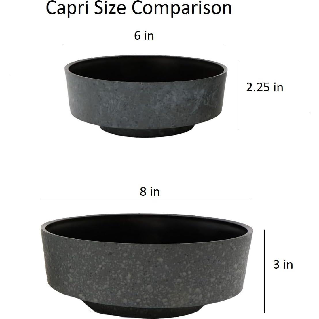 Cuenco Redondo de Plástico El HC Companies 15 cm Concreto