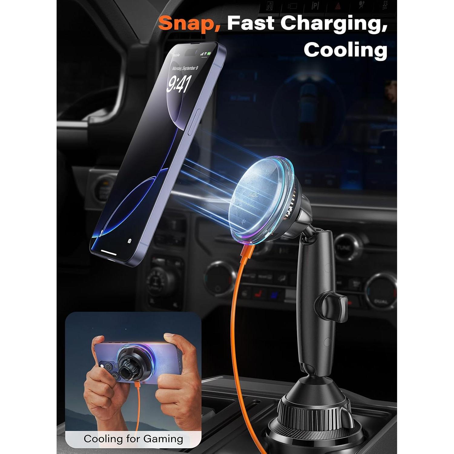 Soporte de Cargador Inalámbrico A2C MagSafe 15W para iPhone