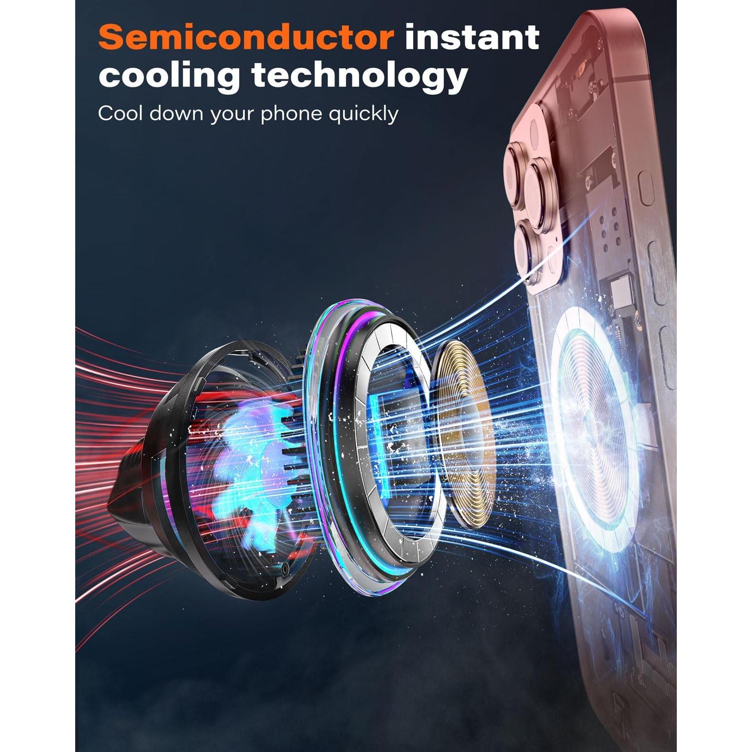 Soporte de Cargador Inalámbrico A2C MagSafe 15W para iPhone