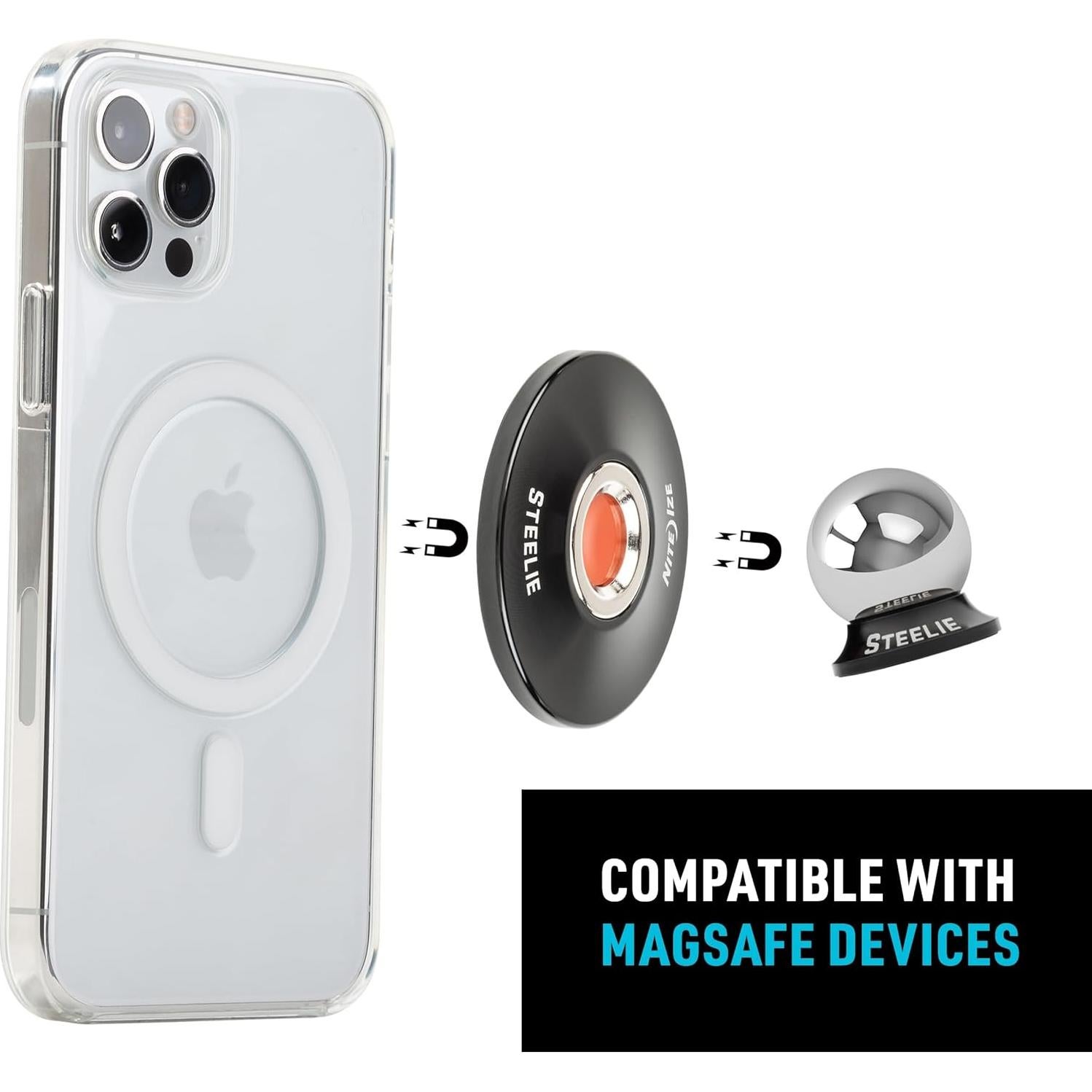 Soporte Magnético Nite Ize Steelie Orbiter Plus para Auto