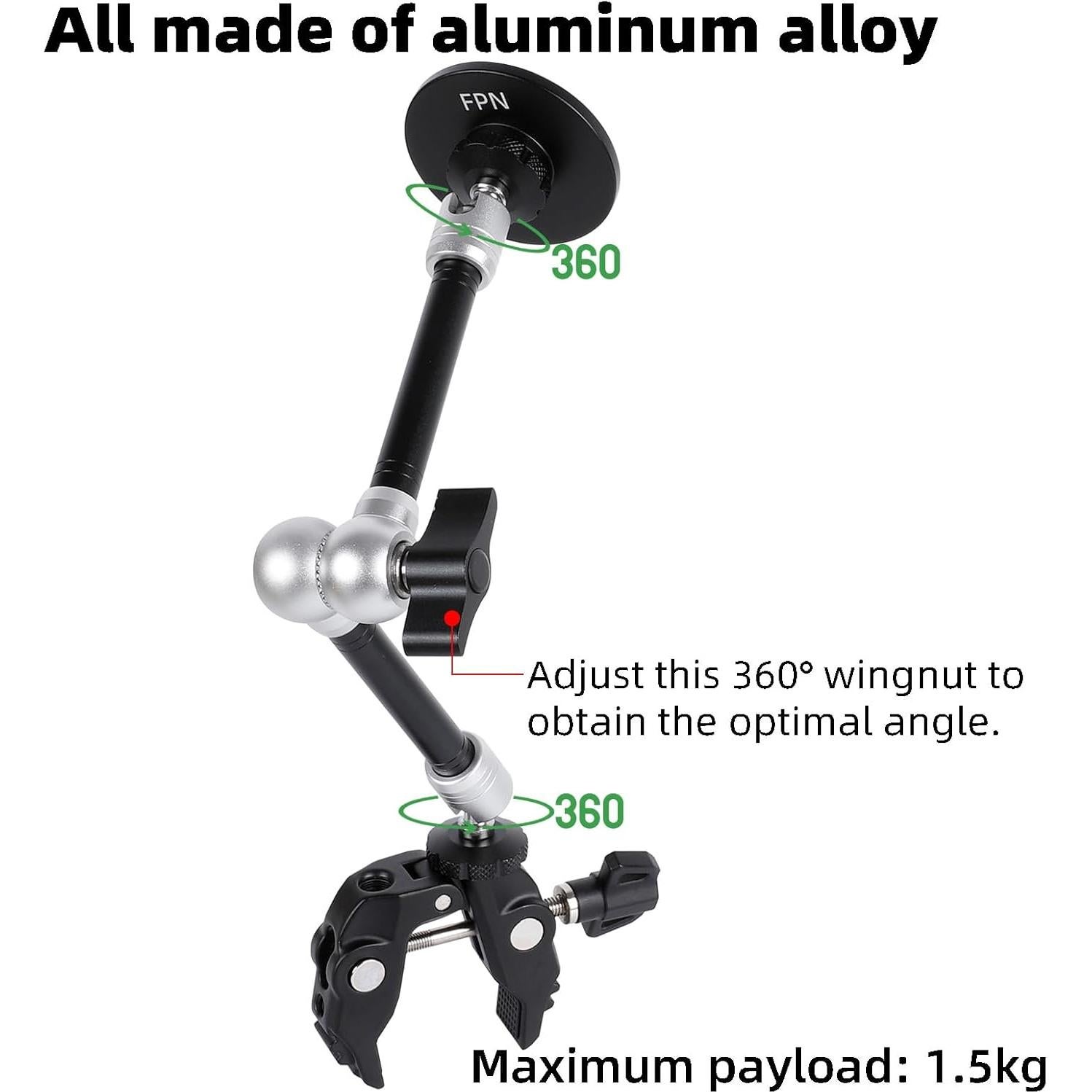 Soporte Magnético para Teléfono FPN con Brazo de 25,4 cm