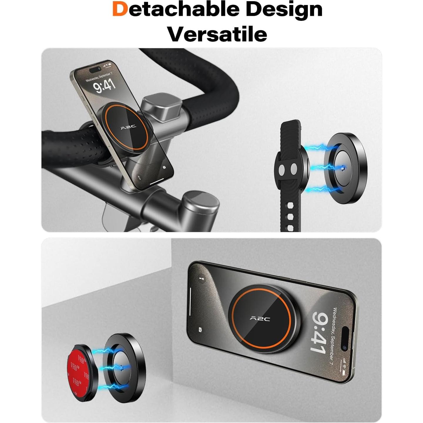 Soporte para Teléfono A2C Fitness MagSafe Ajustable 0.19 kg