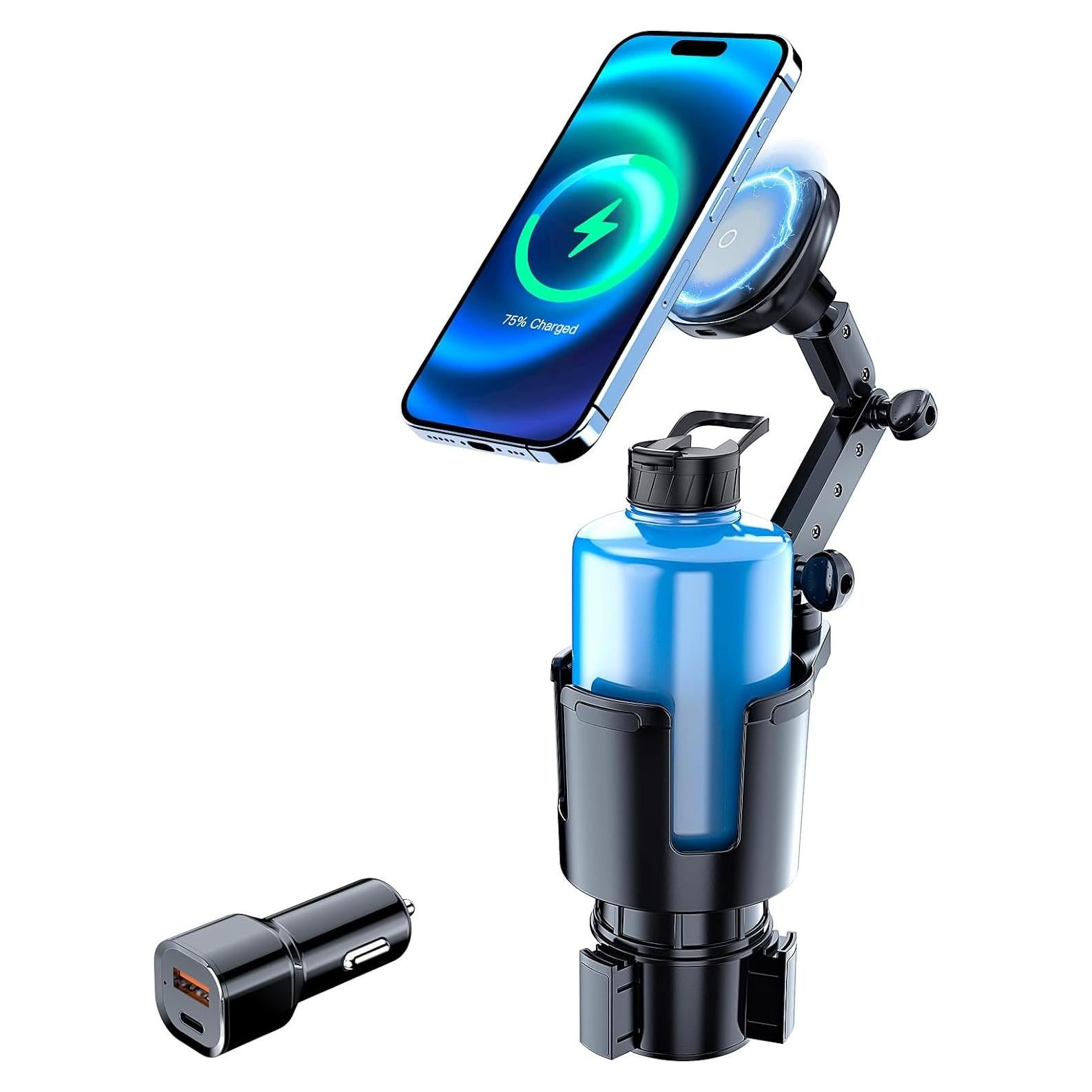 Soporte de Taza Magnético This Hill Cargador Inalámbrico 15W