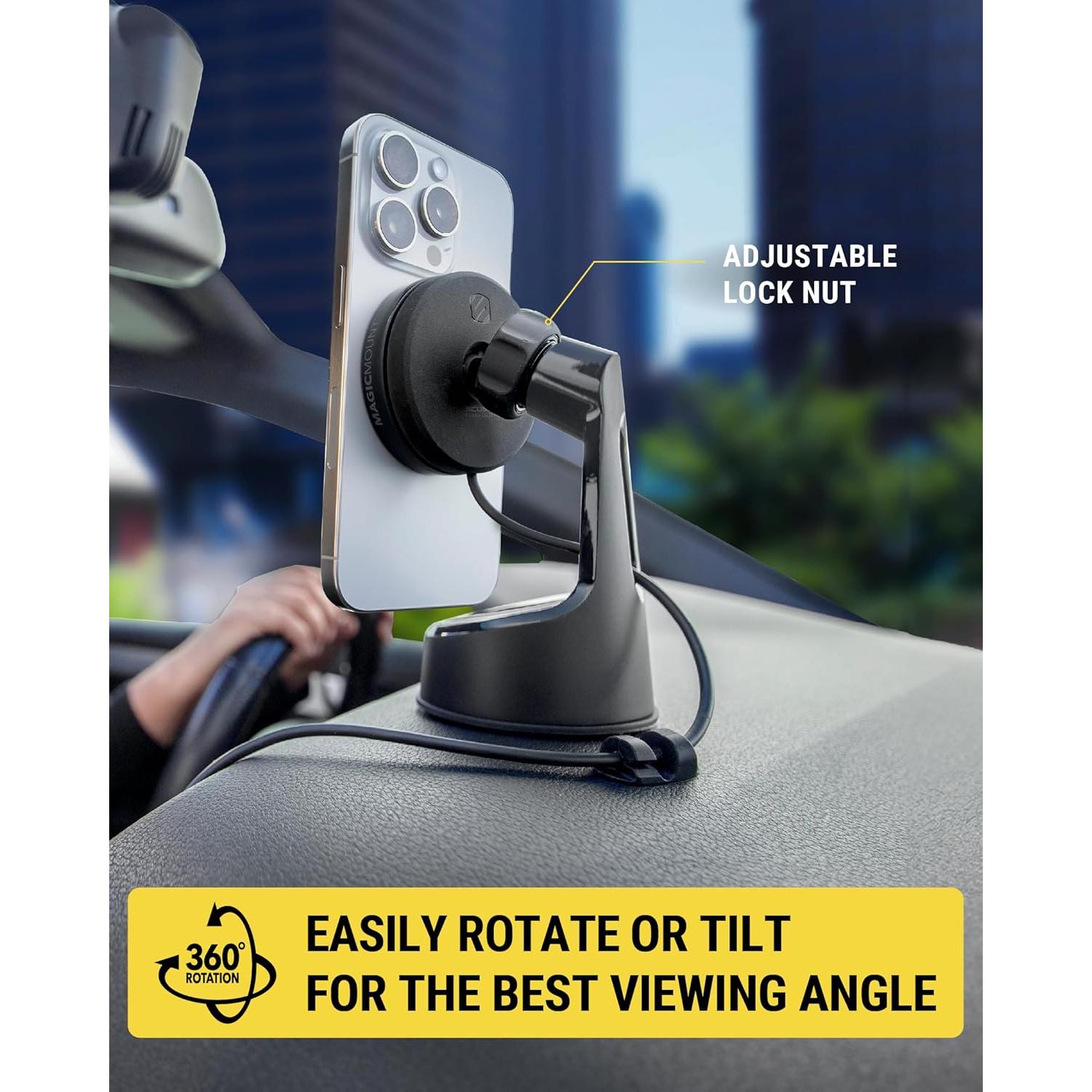 Soporte Magnético Inalámbrico Scosche MagicMount Elite 10W