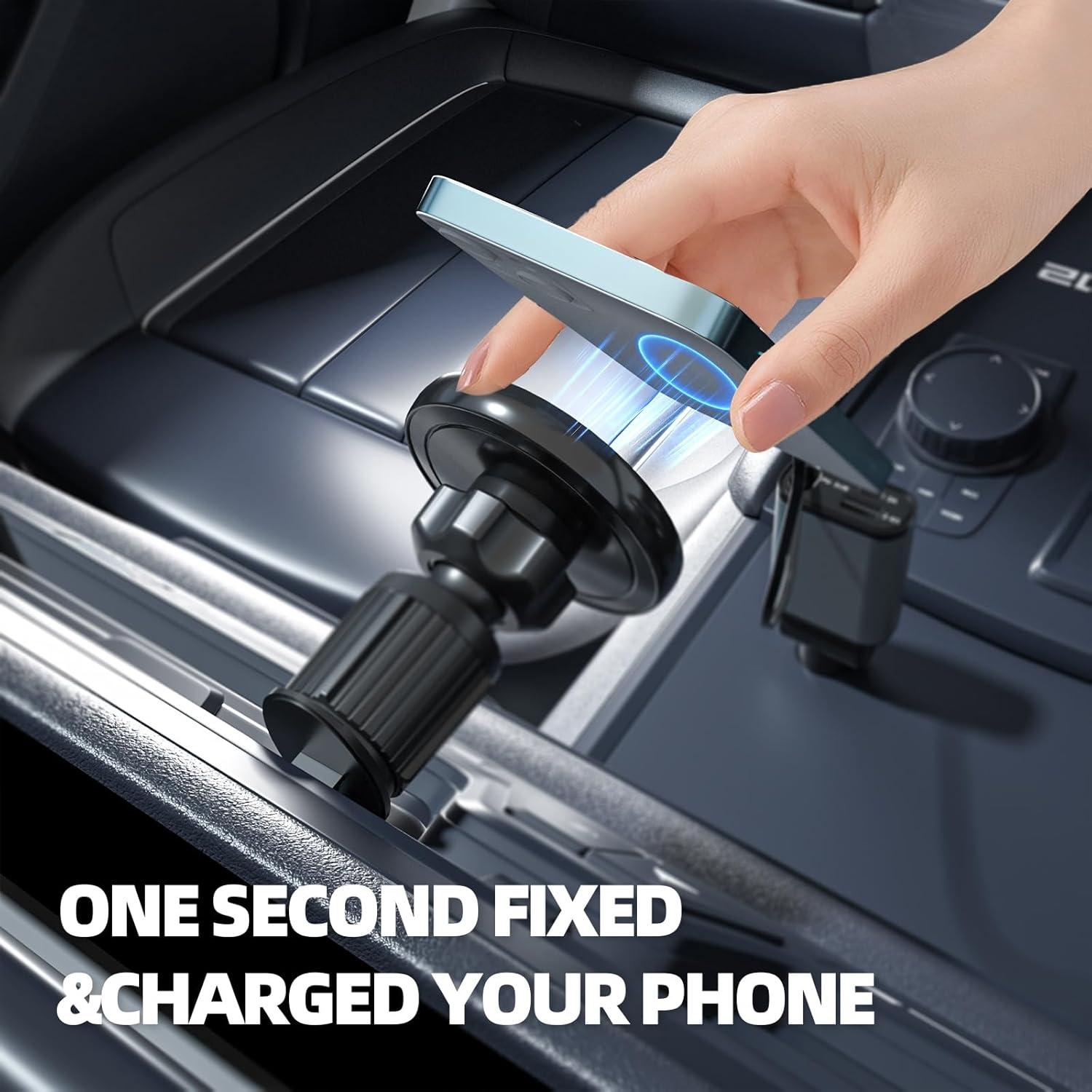 Combo Cargador de Coche USB-C y Soporte Magnético iPhone