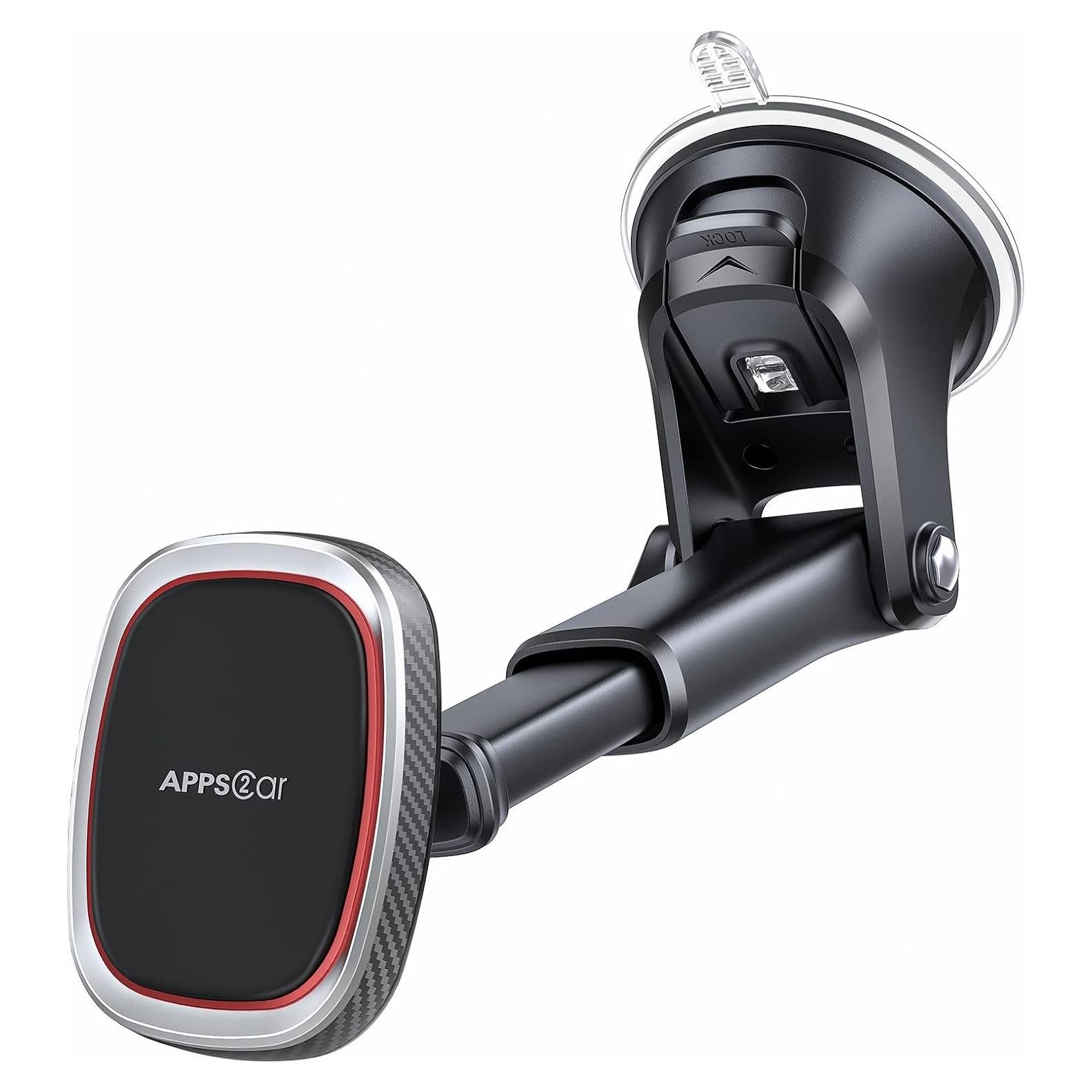 Soporte Magnético para Teléfono APPS2Car, Ajustable, 6 Imánes