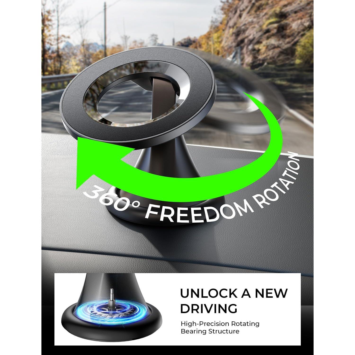 Soporte Magnético para Teléfono LISEN MagSafe Negro