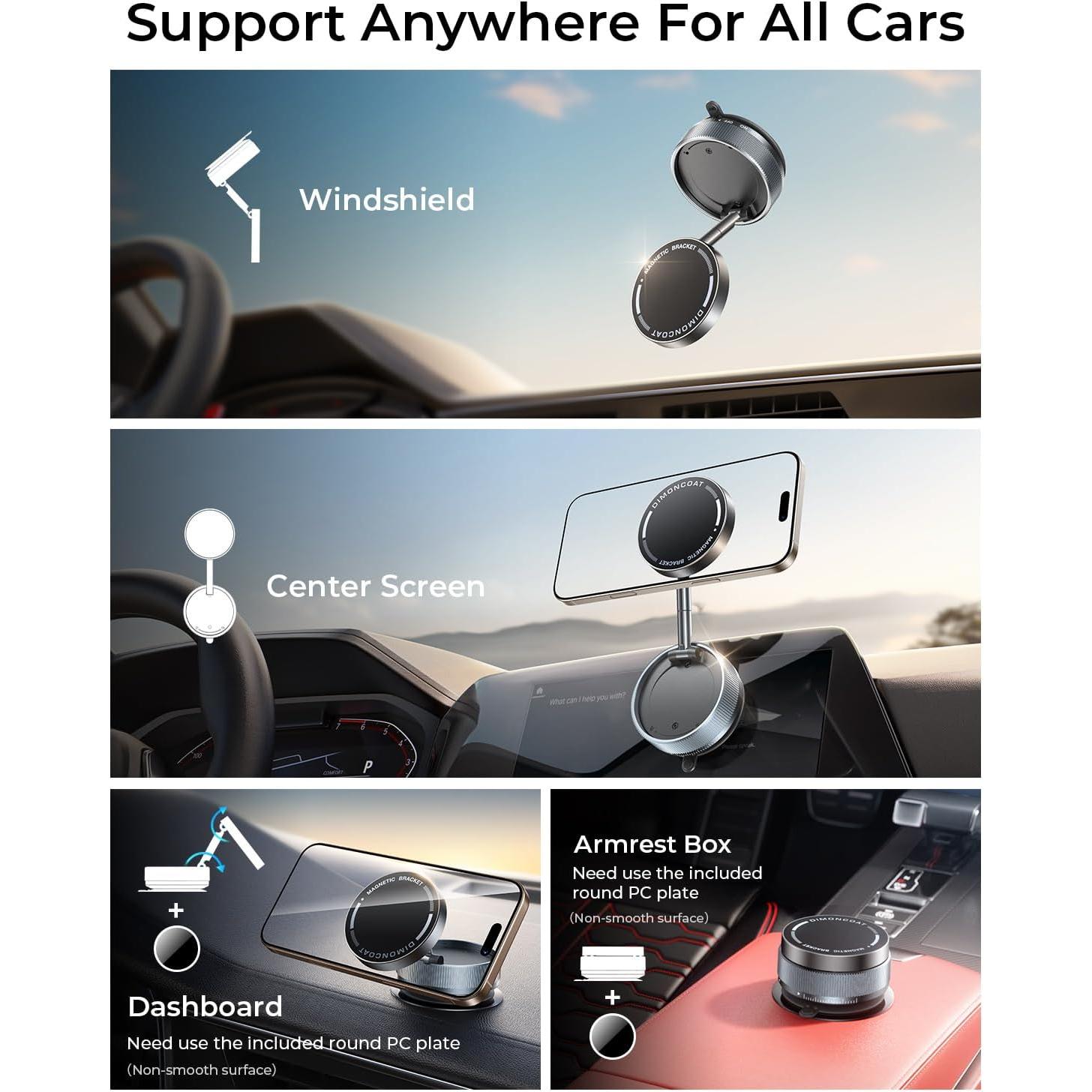 Soporte Magnético para Teléfono DIMONCOAT Ajustable 360°