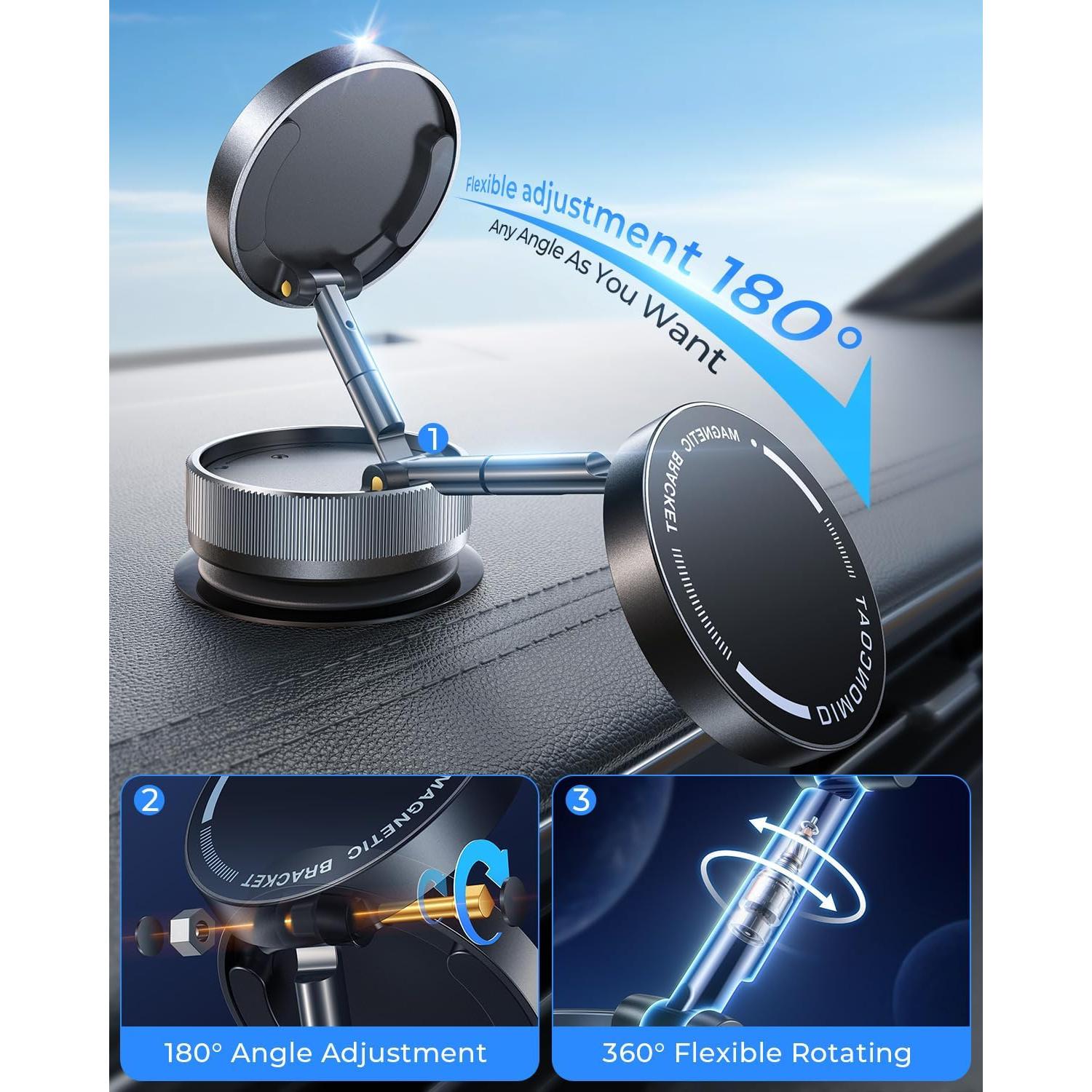 Soporte Magnético para Teléfono DIMONCOAT Ajustable 360°