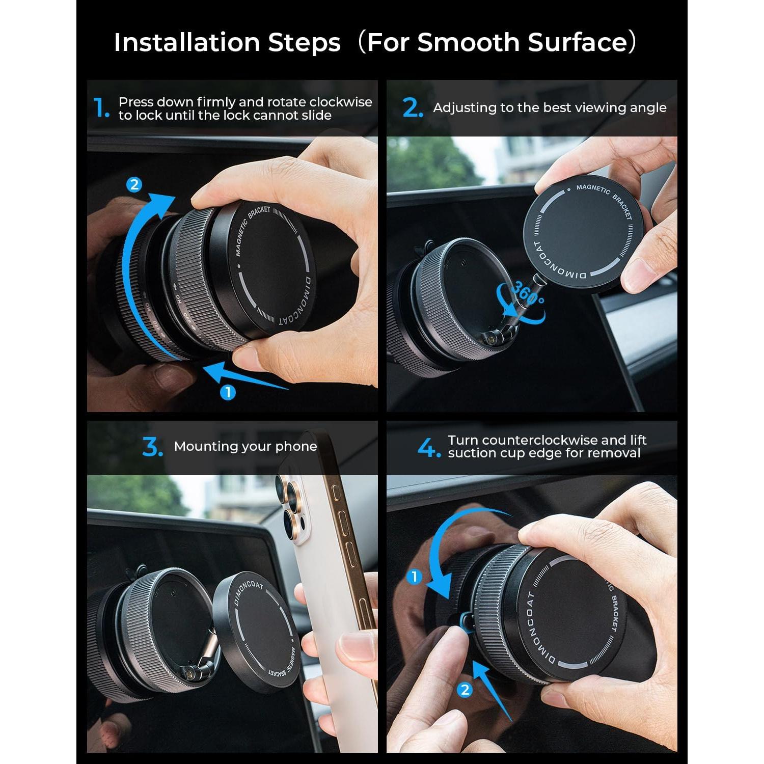 Soporte Magnético para Teléfono DIMONCOAT Ajustable 360°