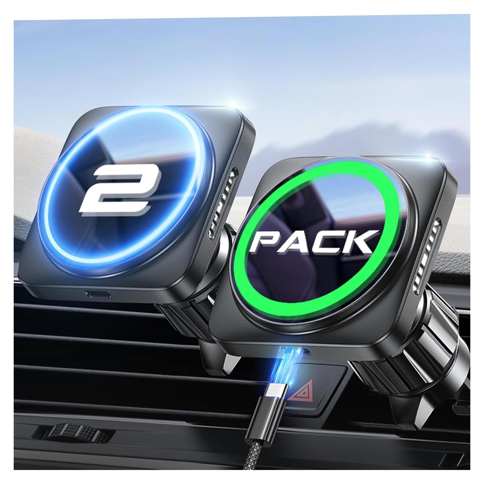 Soporte de Carga Magnético para Coche LISEN 15W Magsafe