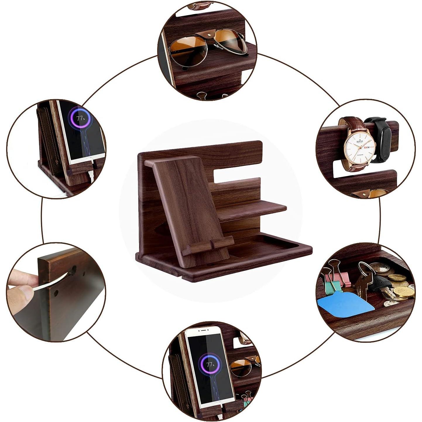 Estación de Acoplamiento de Madera Robomanor 25,5x15x19cm