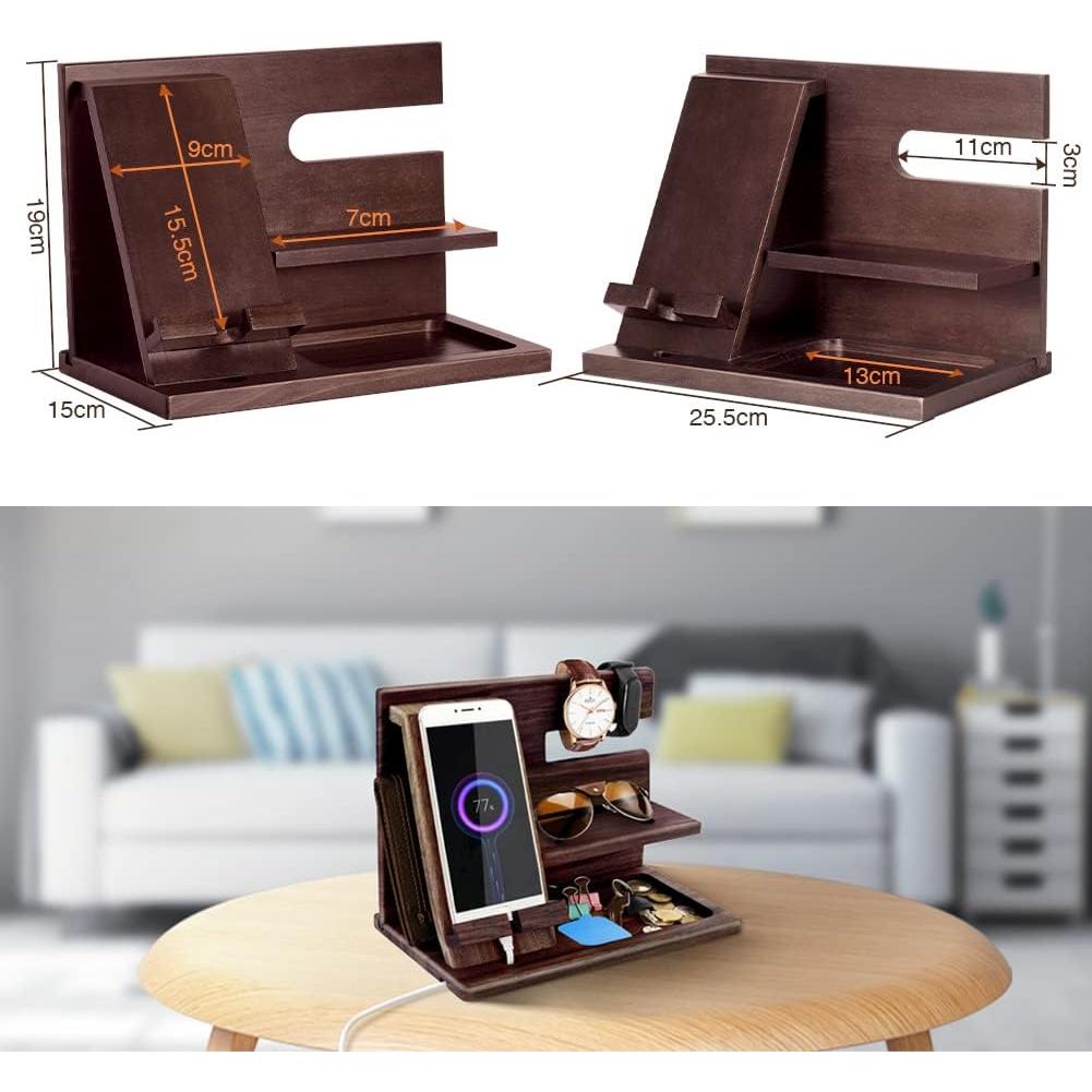 Estación de Acoplamiento de Madera Robomanor 25,5x15x19cm