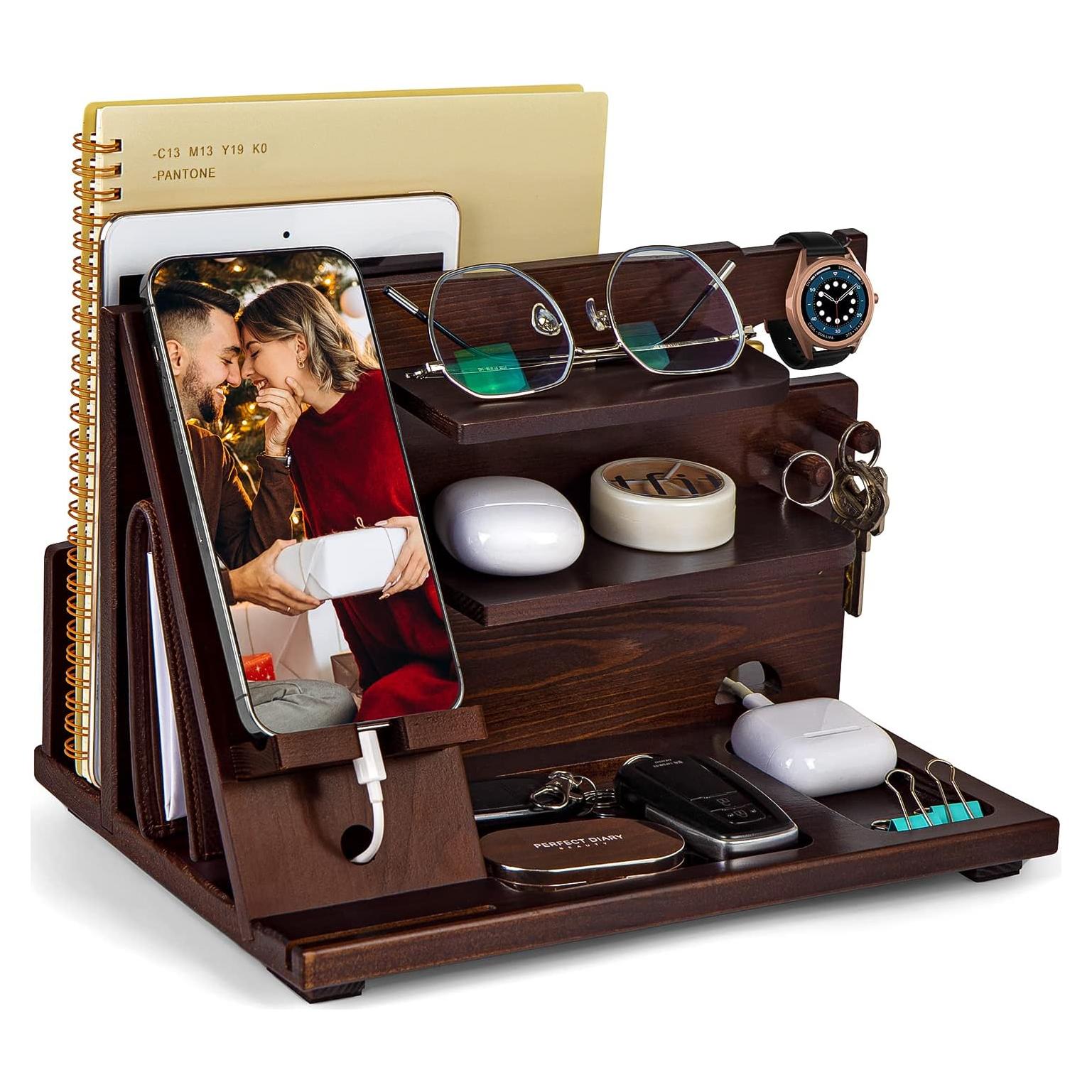 Organizador de Escritorio KOCWELL Madera Pino 3 Niveles