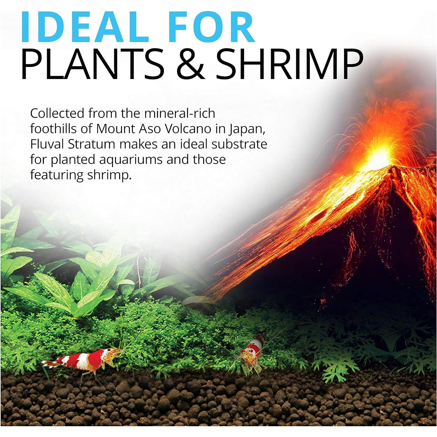 Sustrato para Plantas y Camarones Fluval Stratum 4 kg