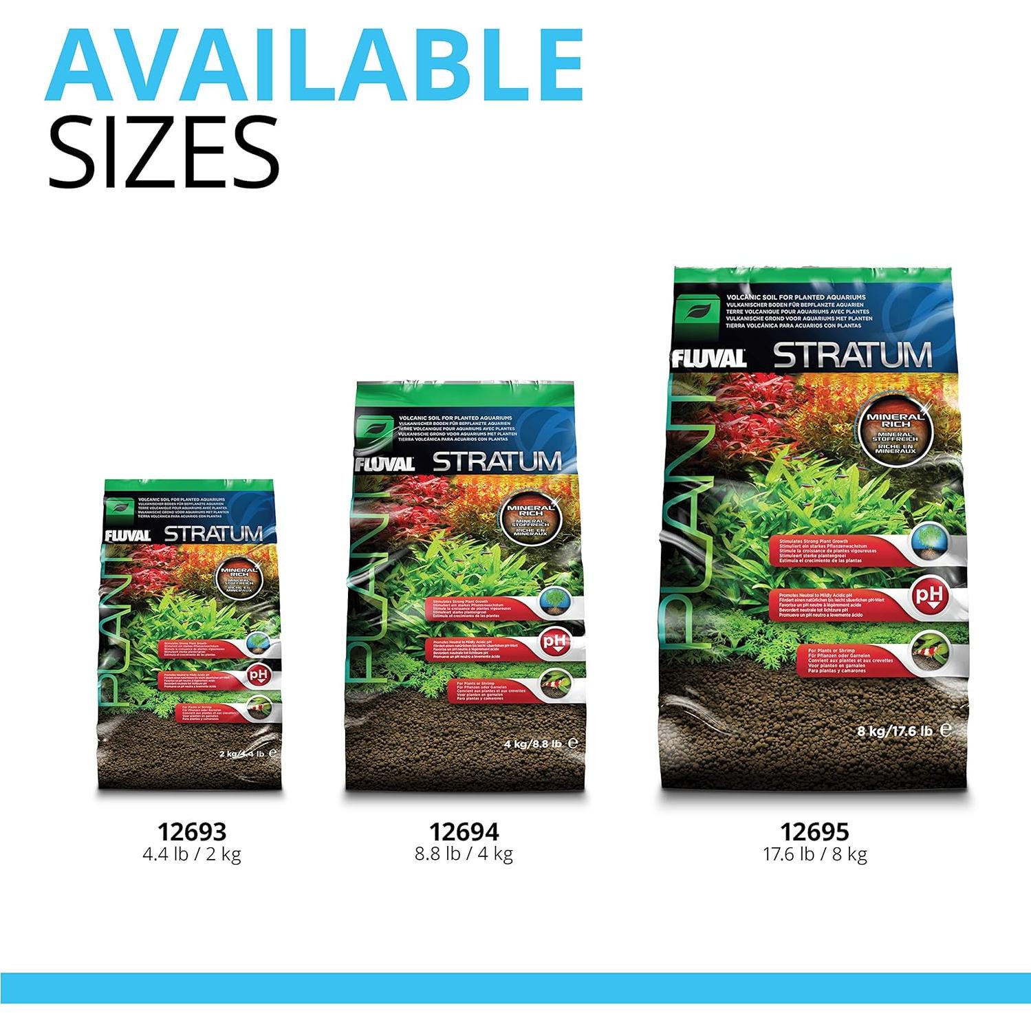 Sustrato para Plantas y Camarones Fluval Stratum 4 kg