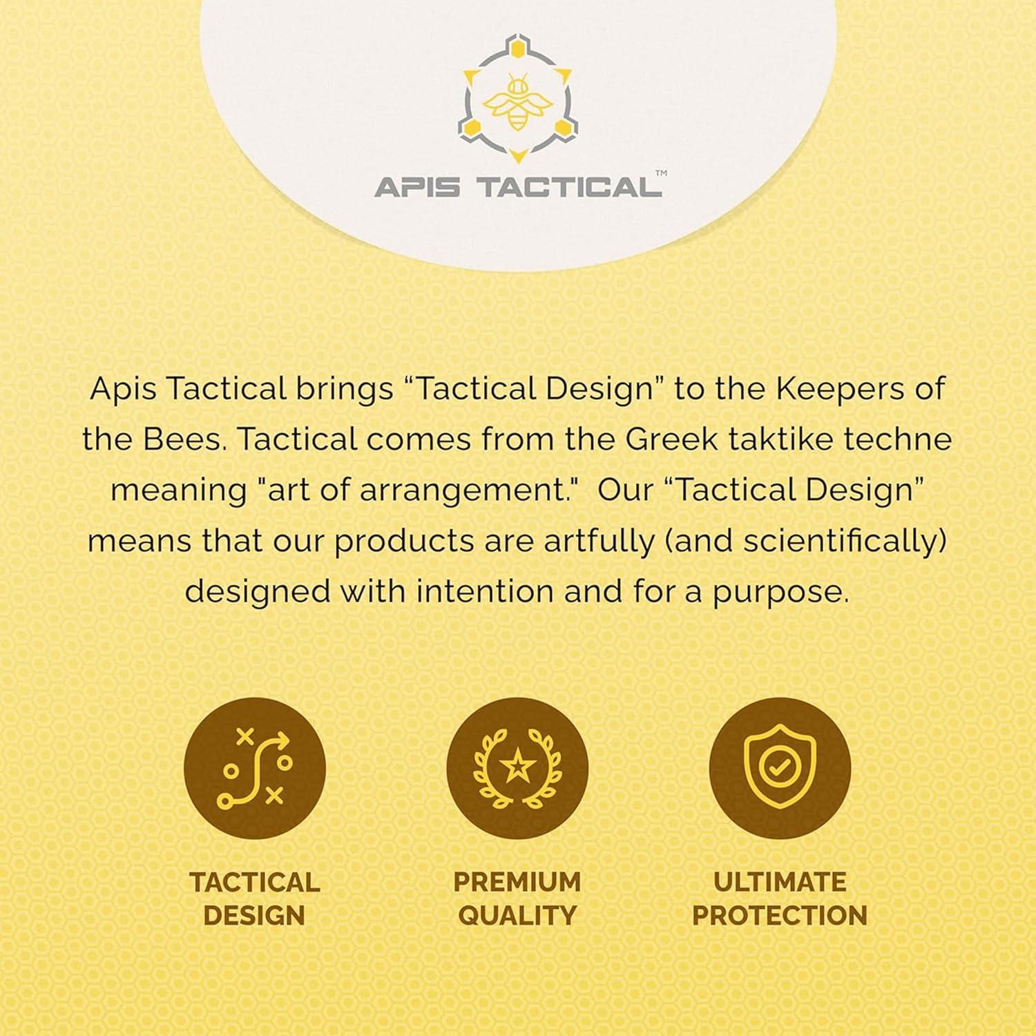 Guantes de Apicultura Apis Tactical Extra Grande Piel Cabra