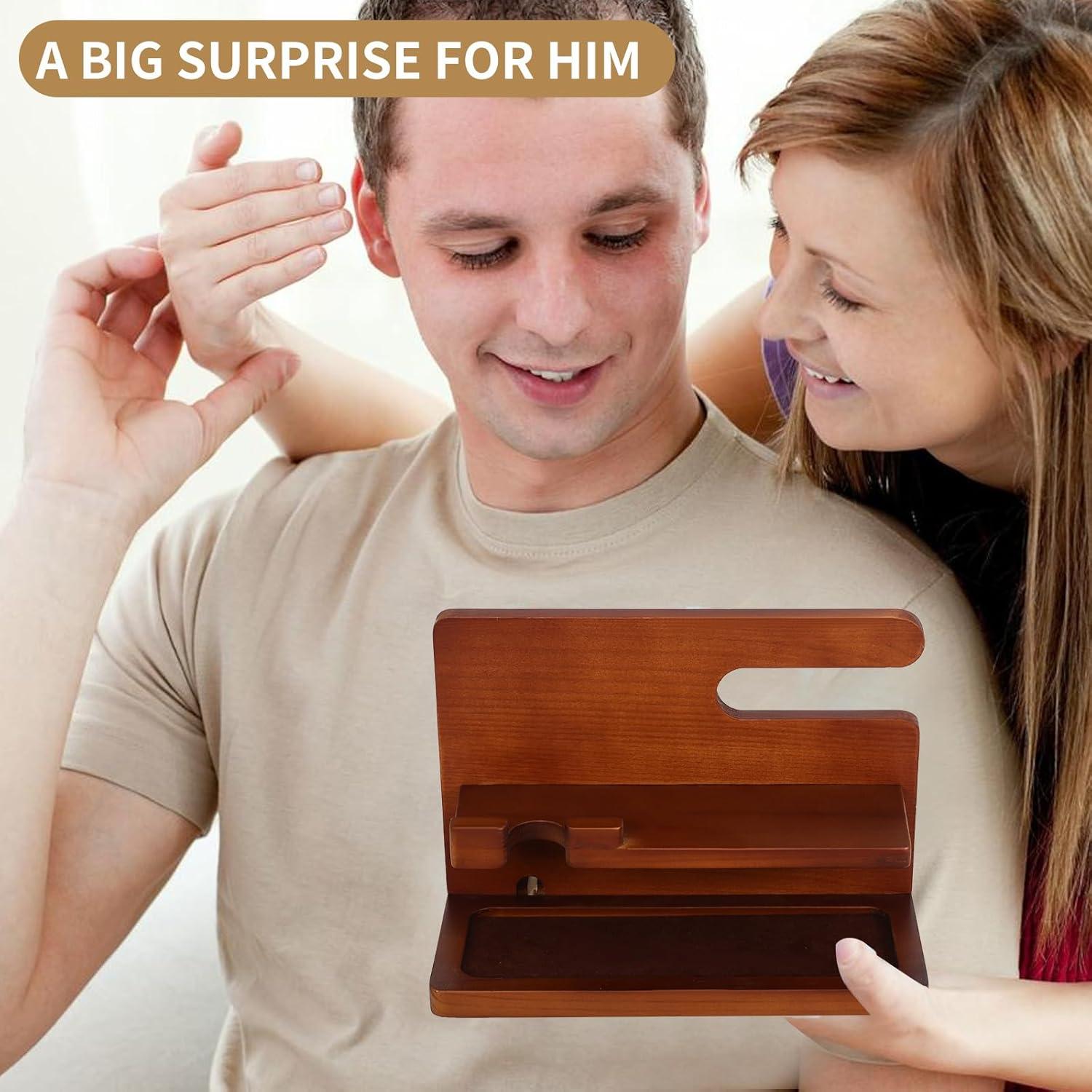 Estación de Acoplamiento de Madera YSangift para Teléfonos