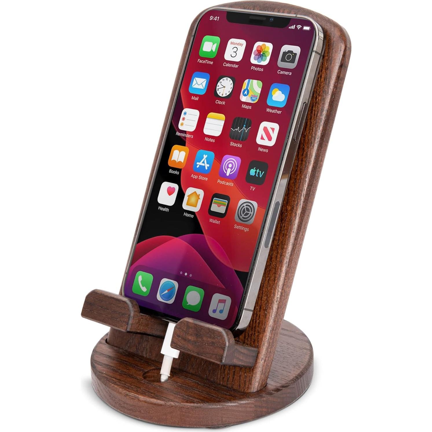 Estación de Carga y Organizador de Madera TESLYAR