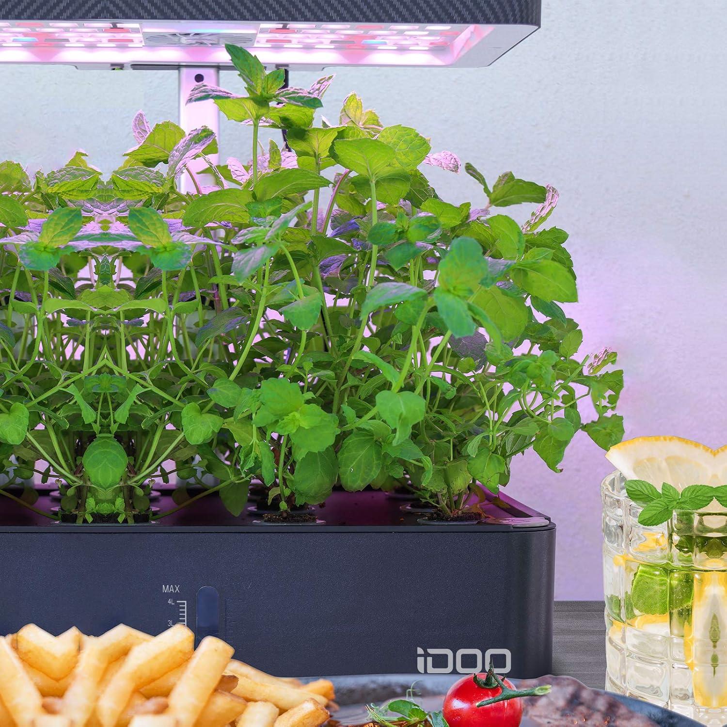 Kit de Jardinería Hidropónica iDOO con 12 Esponjas y Accesorios