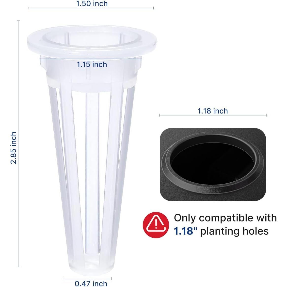 Kit de Jardinería Hidropónica iDOO con 12 Esponjas y Accesorios