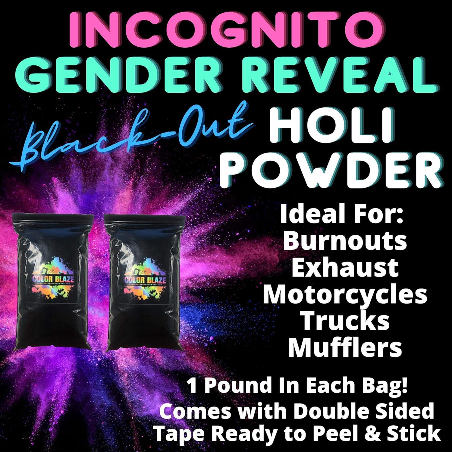 Polvo de Revelación de Género Color Blaze - 0,91 kg Rosa y Azul