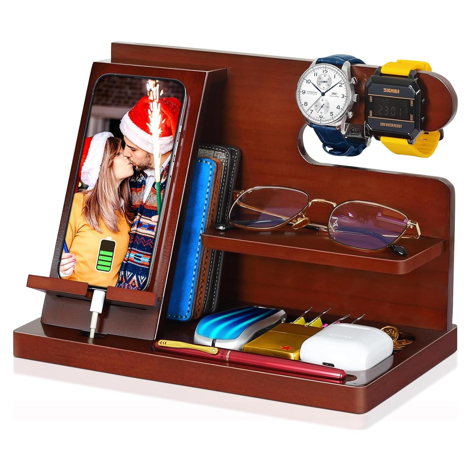 Estación de Acoplamiento de Madera PRINLUCK para Teléfonos