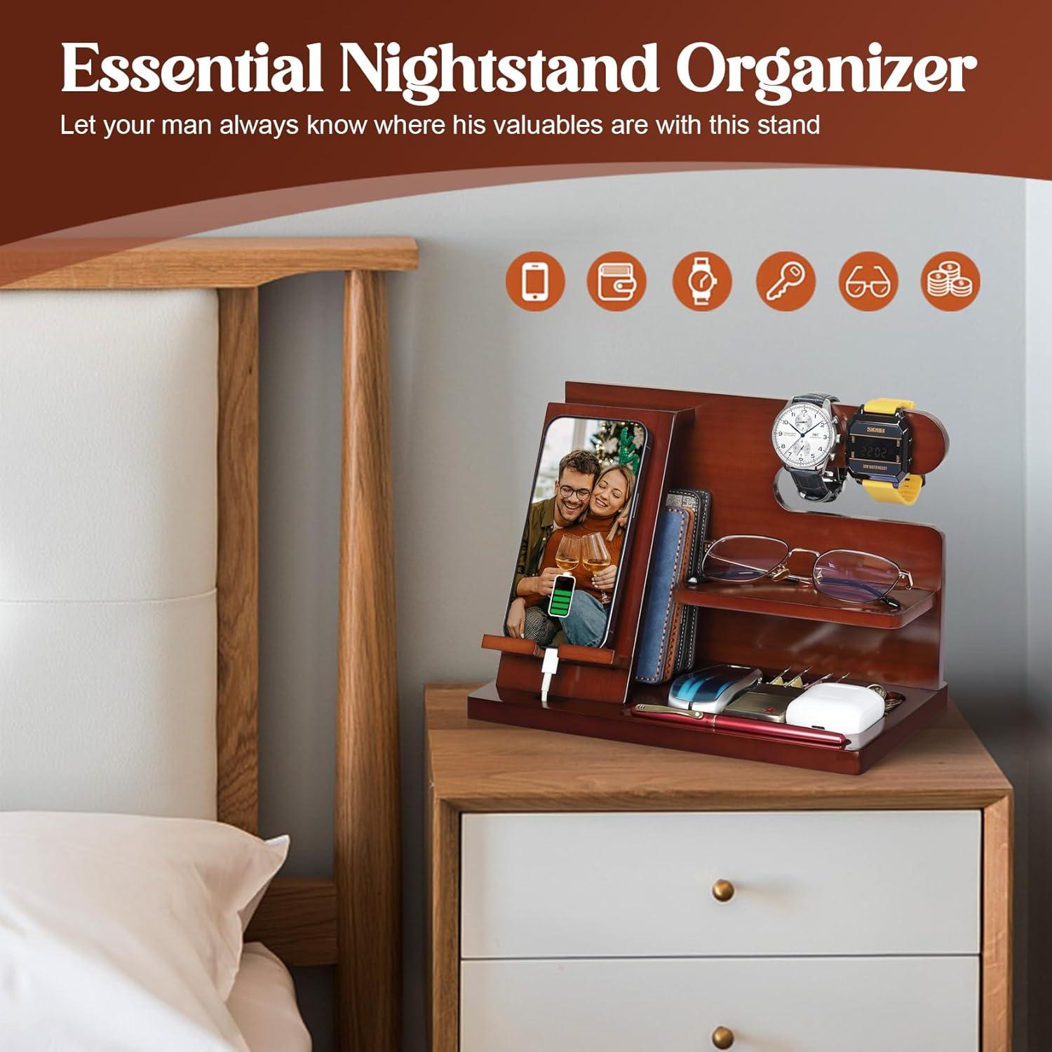 Estación de Acoplamiento de Madera PRINLUCK para Teléfonos