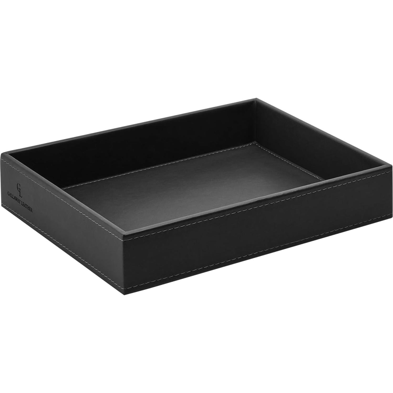 Bandeja de Valet de Cuero GALLAWAY para Hombres - Negro