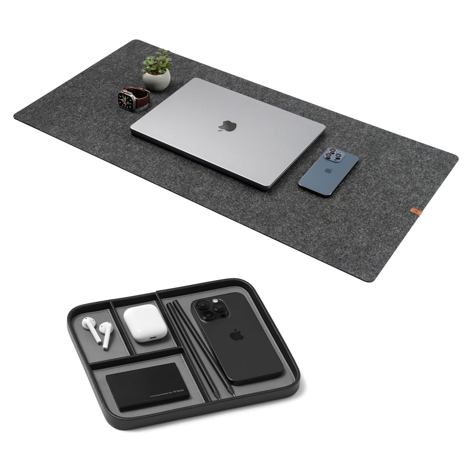 Bandeja de Valet y Alfombrilla de Escritorio Fieltro Nordik